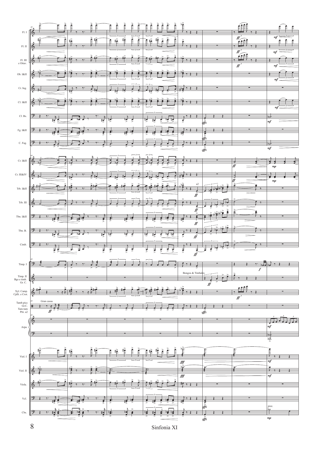 Symphonie XI - "Corona no. II" per orchestra, Op. 132 - Image 8