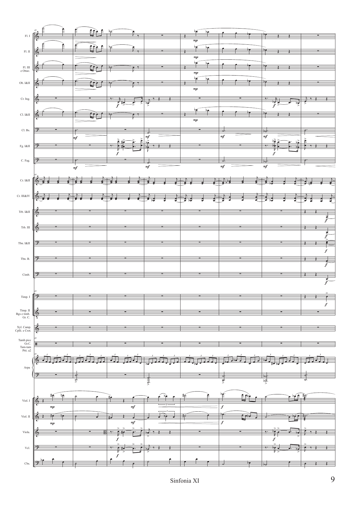 Symphonie XI - "Corona no. II" per orchestra, Op. 132 - Image 9