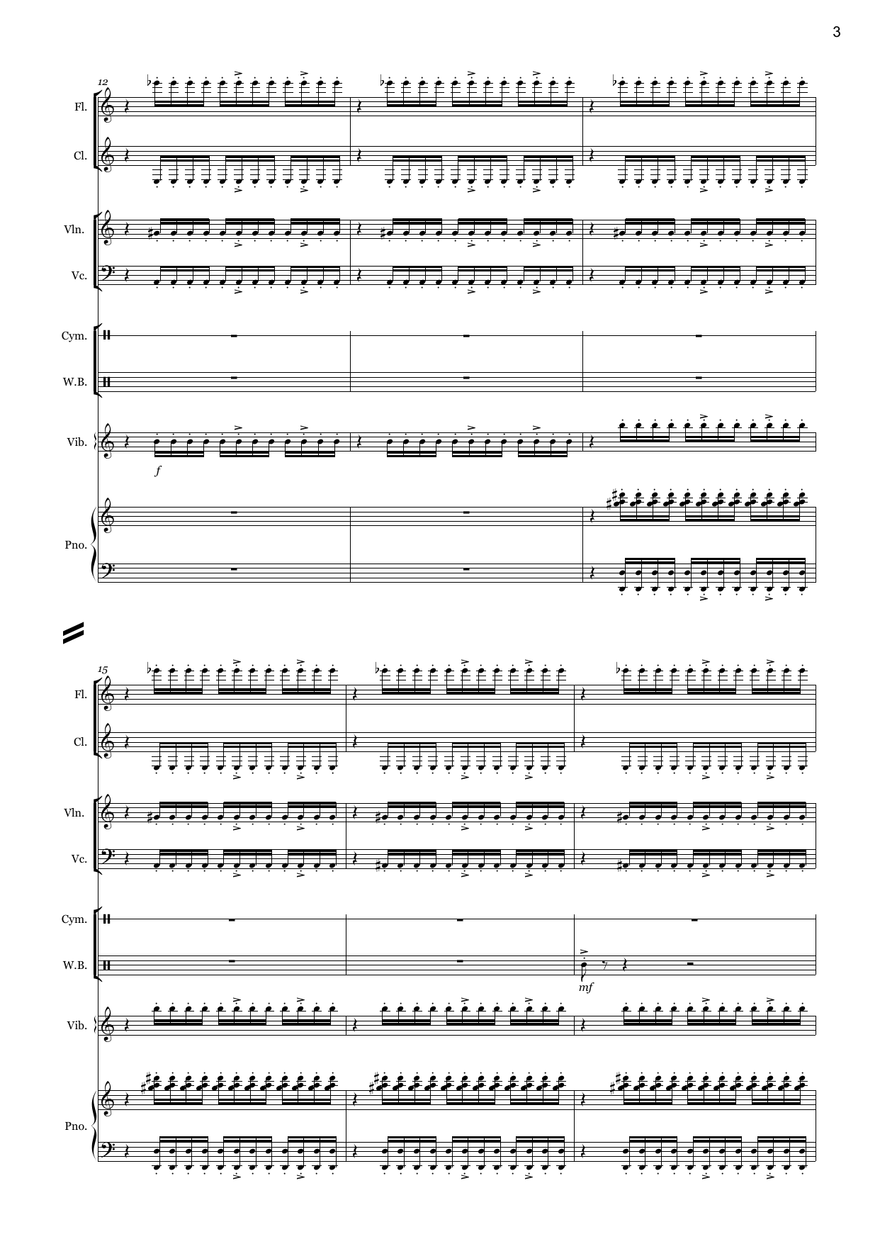 5 Dialogues for Chamber Sextet - Image 5