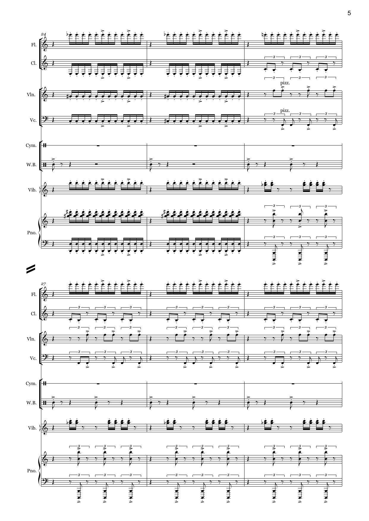 5 Dialogues for Chamber Sextet - Image 7