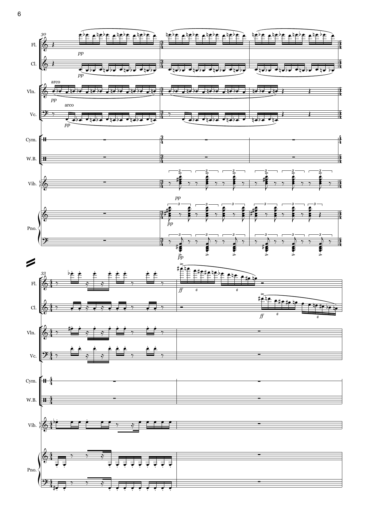 5 Dialogues for Chamber Sextet - Image 8