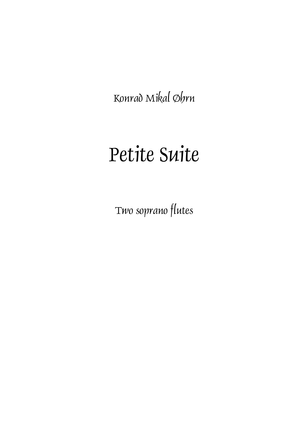Petite Suite