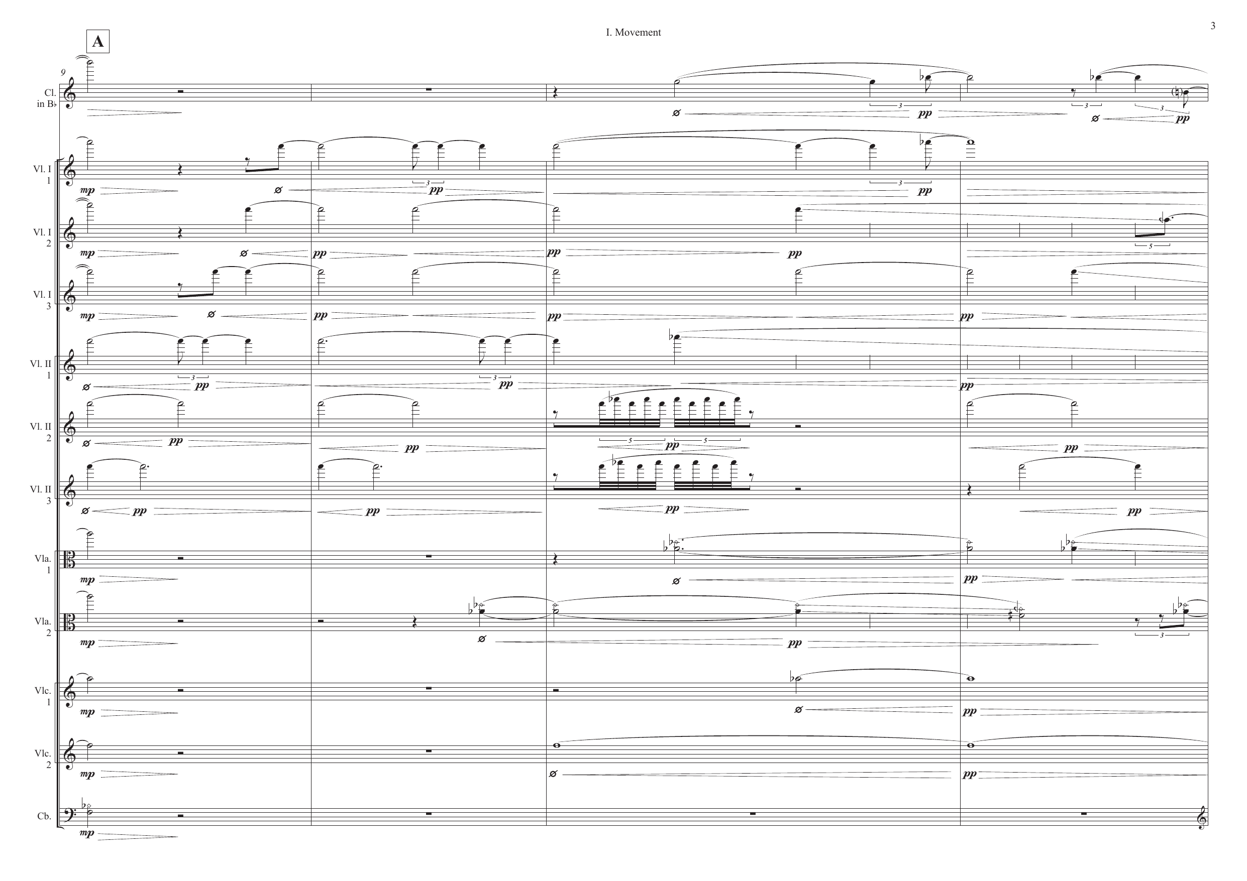 Fleurs - For clarinet in Bb and string ensemble - Image 7