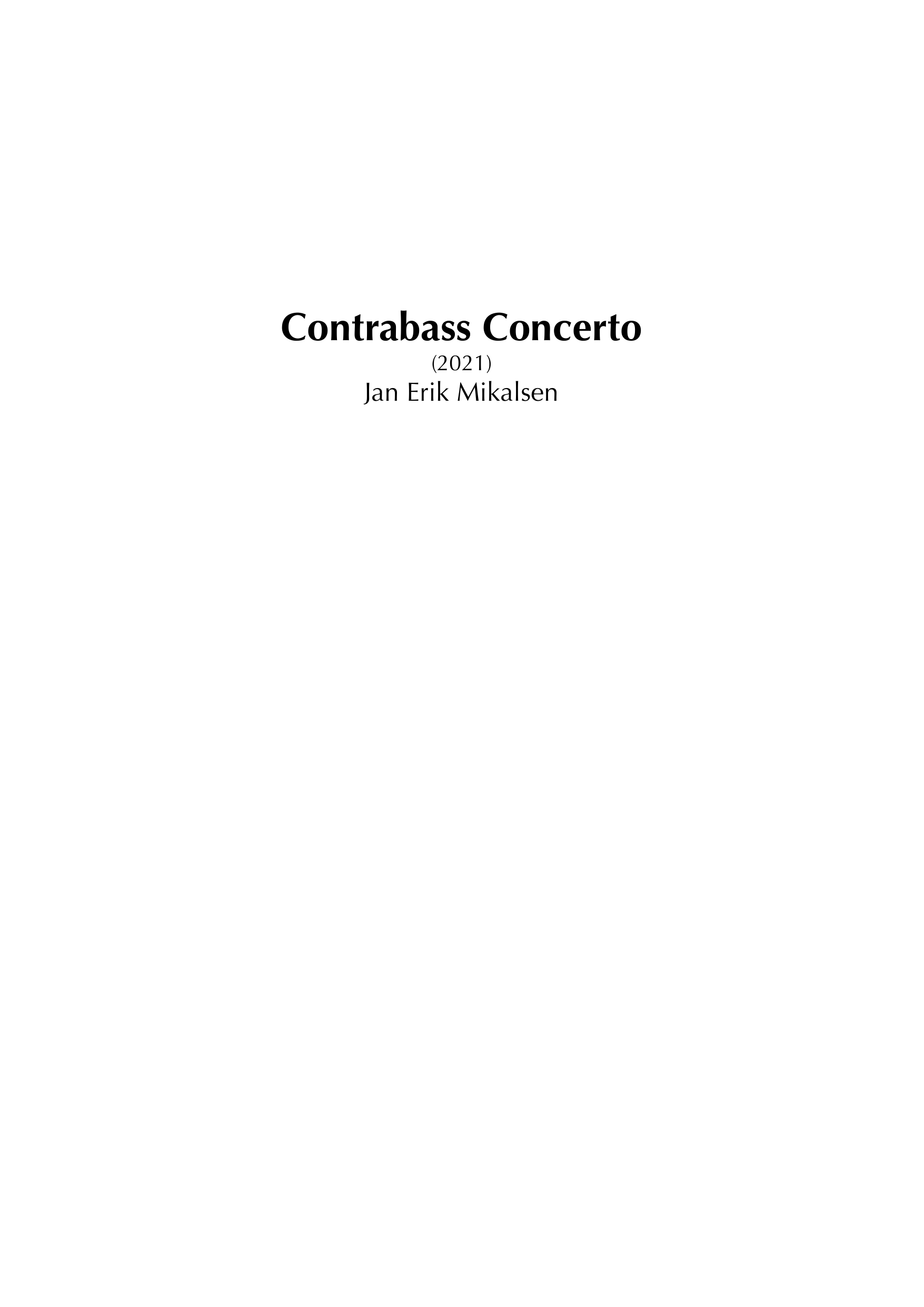 Contrabass Concerto