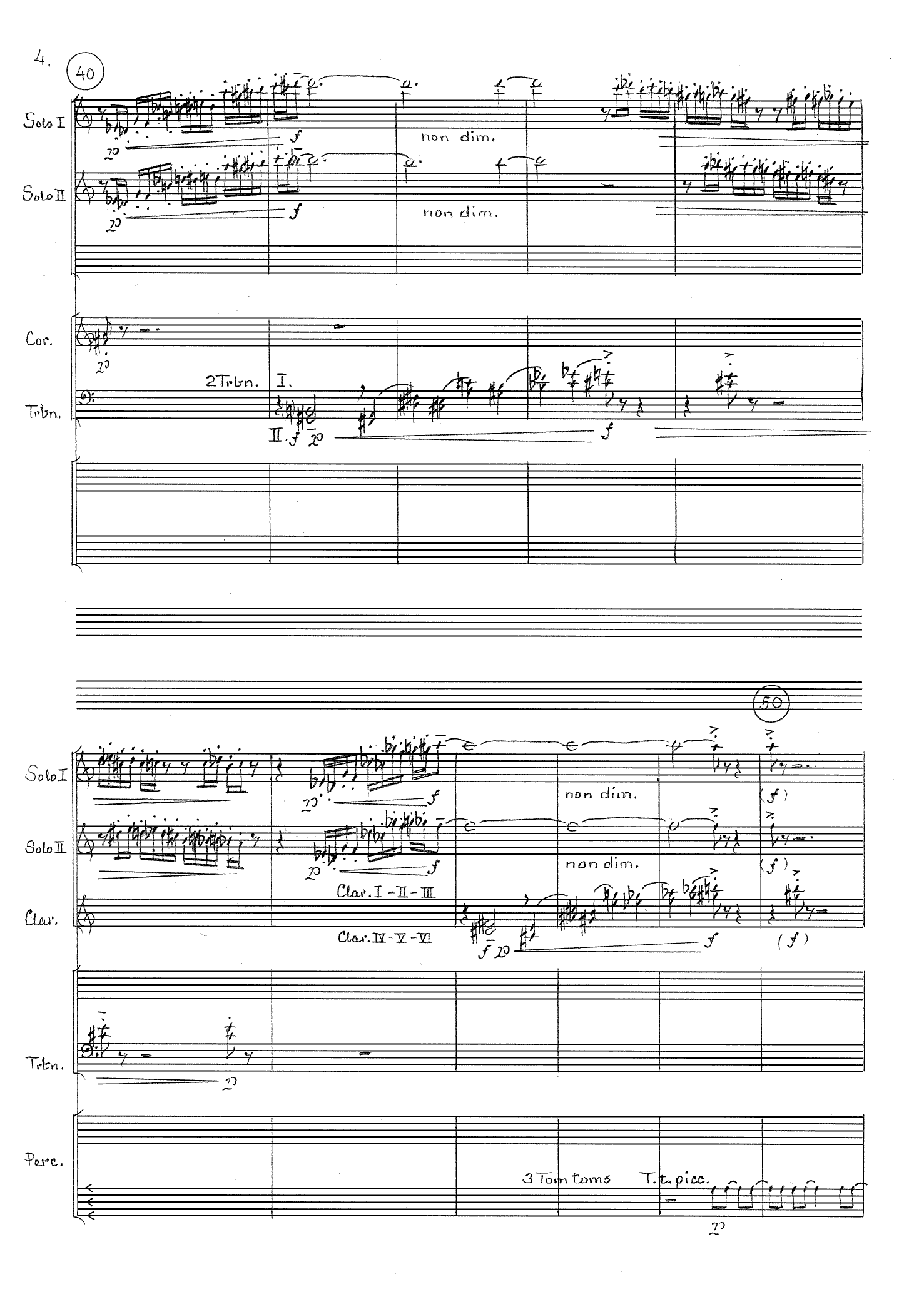 Gemelli Musicali - For 2 flutes and military band - Image 4