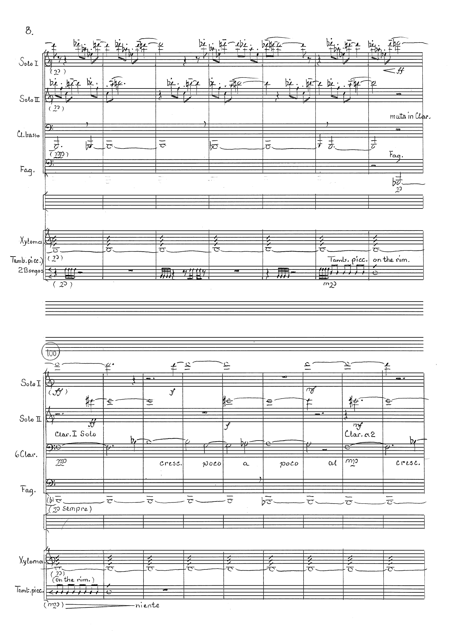 Gemelli Musicali - For 2 flutes and military band - Image 8
