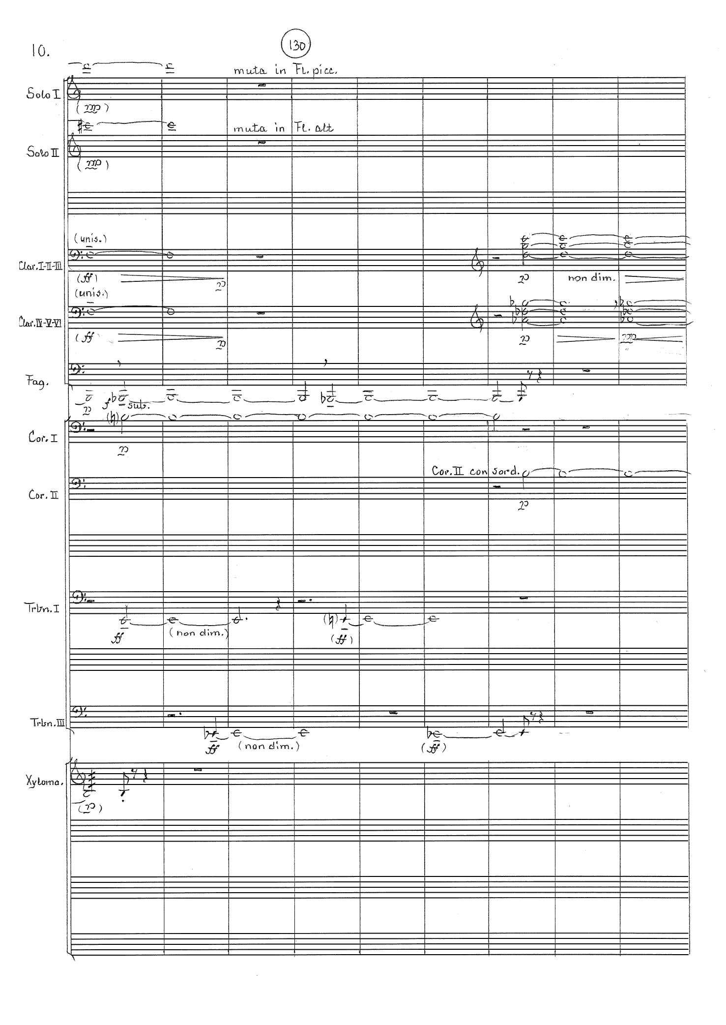 Gemelli Musicali - For 2 flutes and military band - Image 10