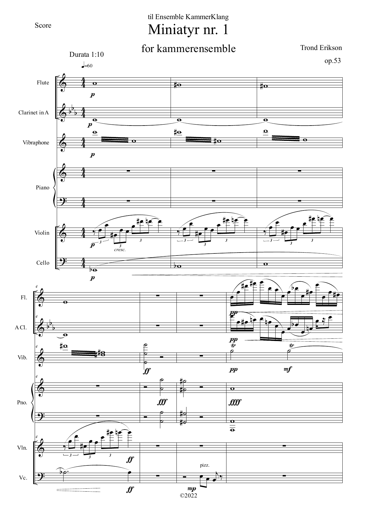 3 miniatyrer i KammerKlang, op. 53 - Image 3