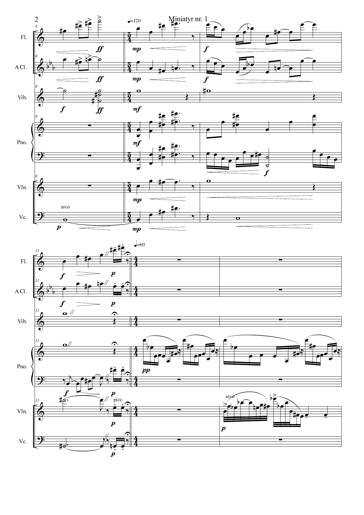 3 miniatyrer i KammerKlang, op. 53 - Image 4