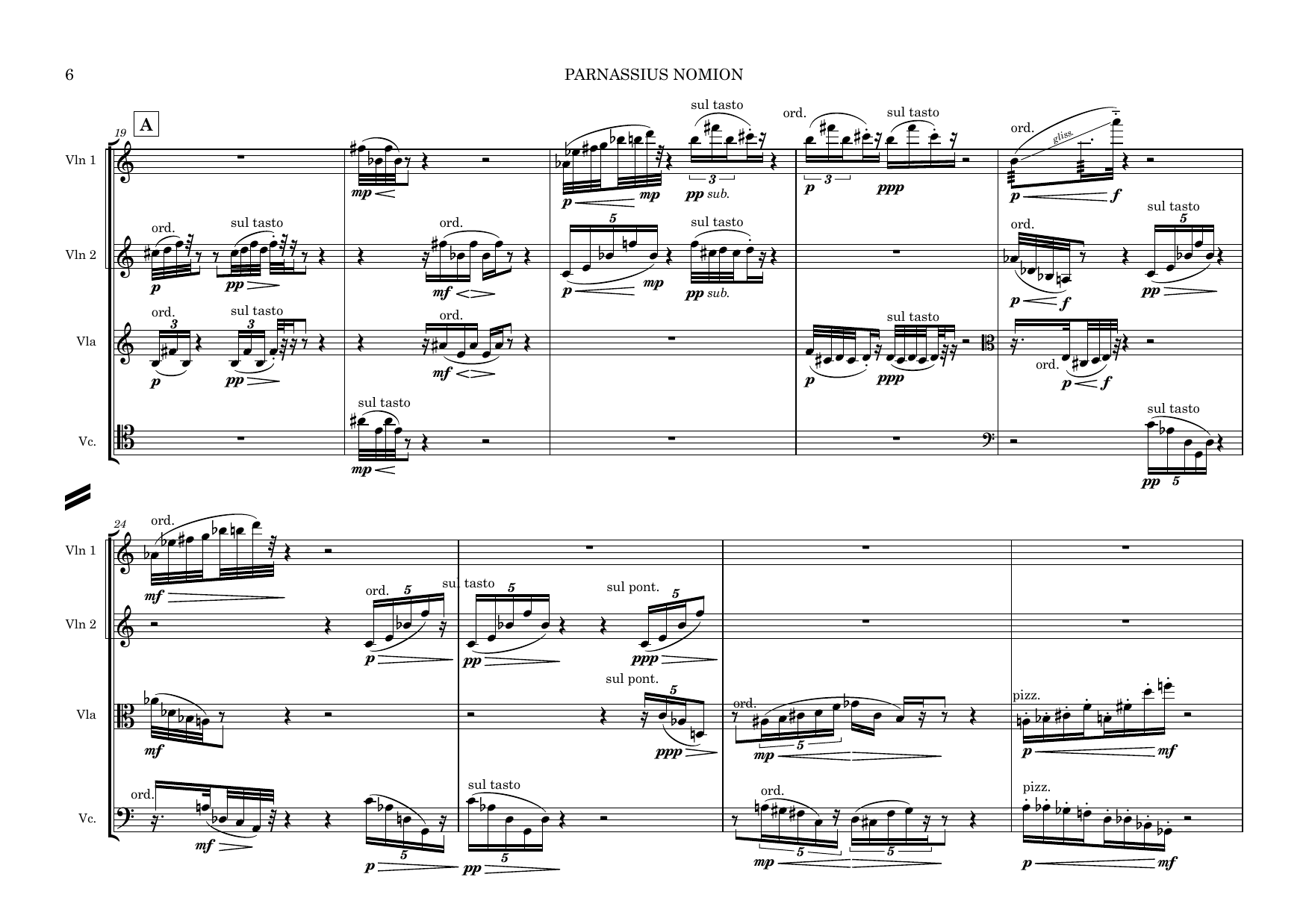 Parnassius Nomion - String Quartet - Bilde 6