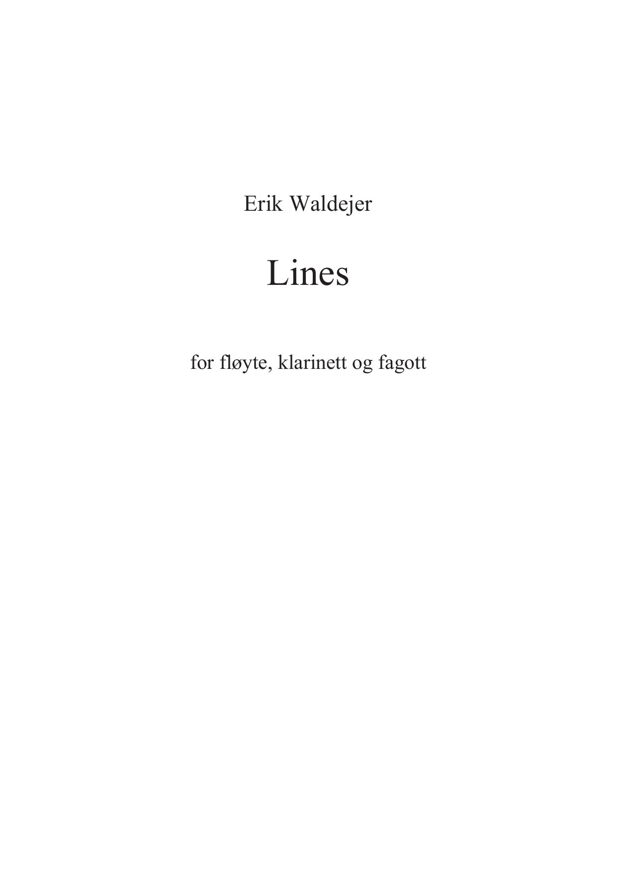 Lines