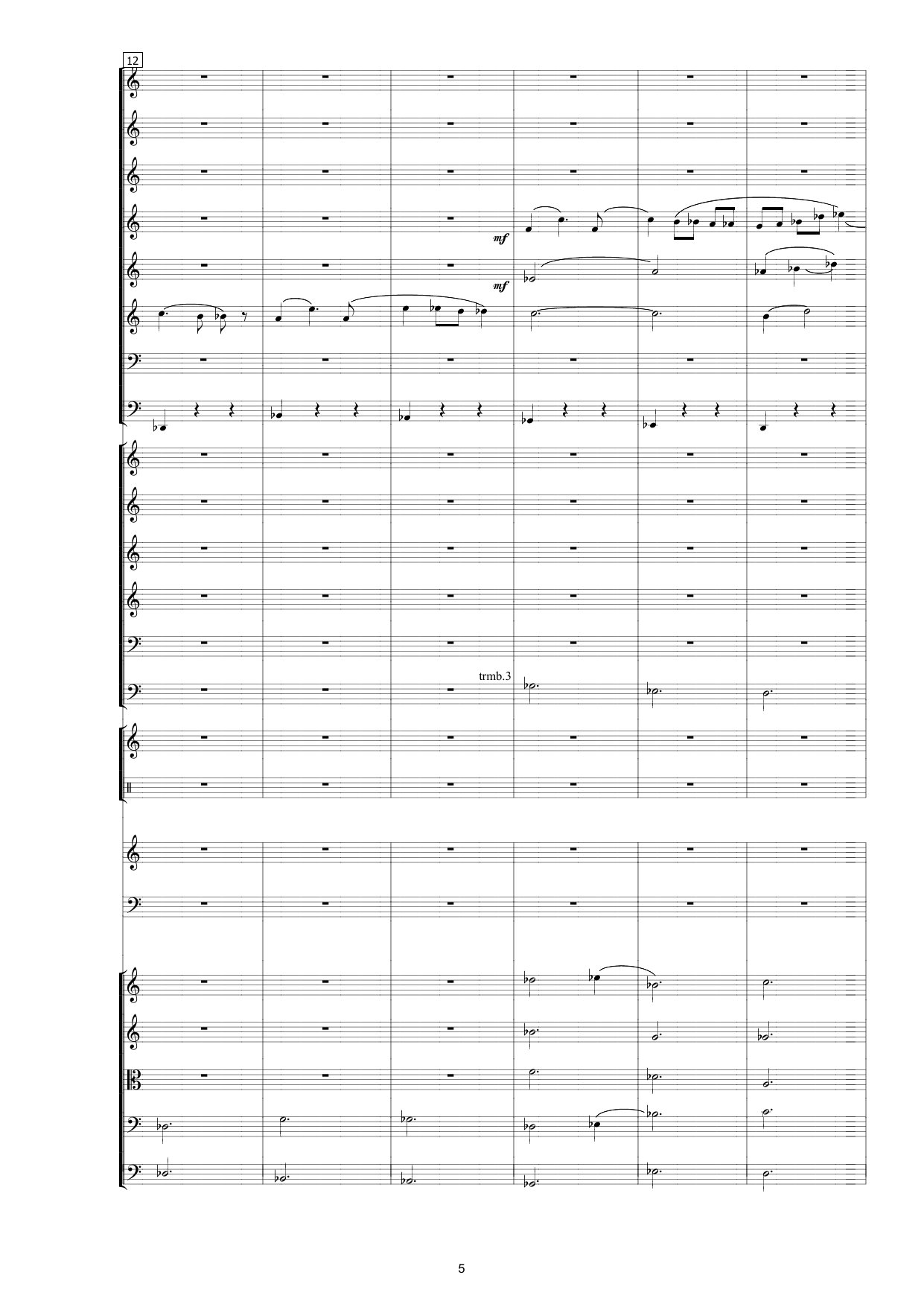 Asur-blå suite for orkester - Image 5