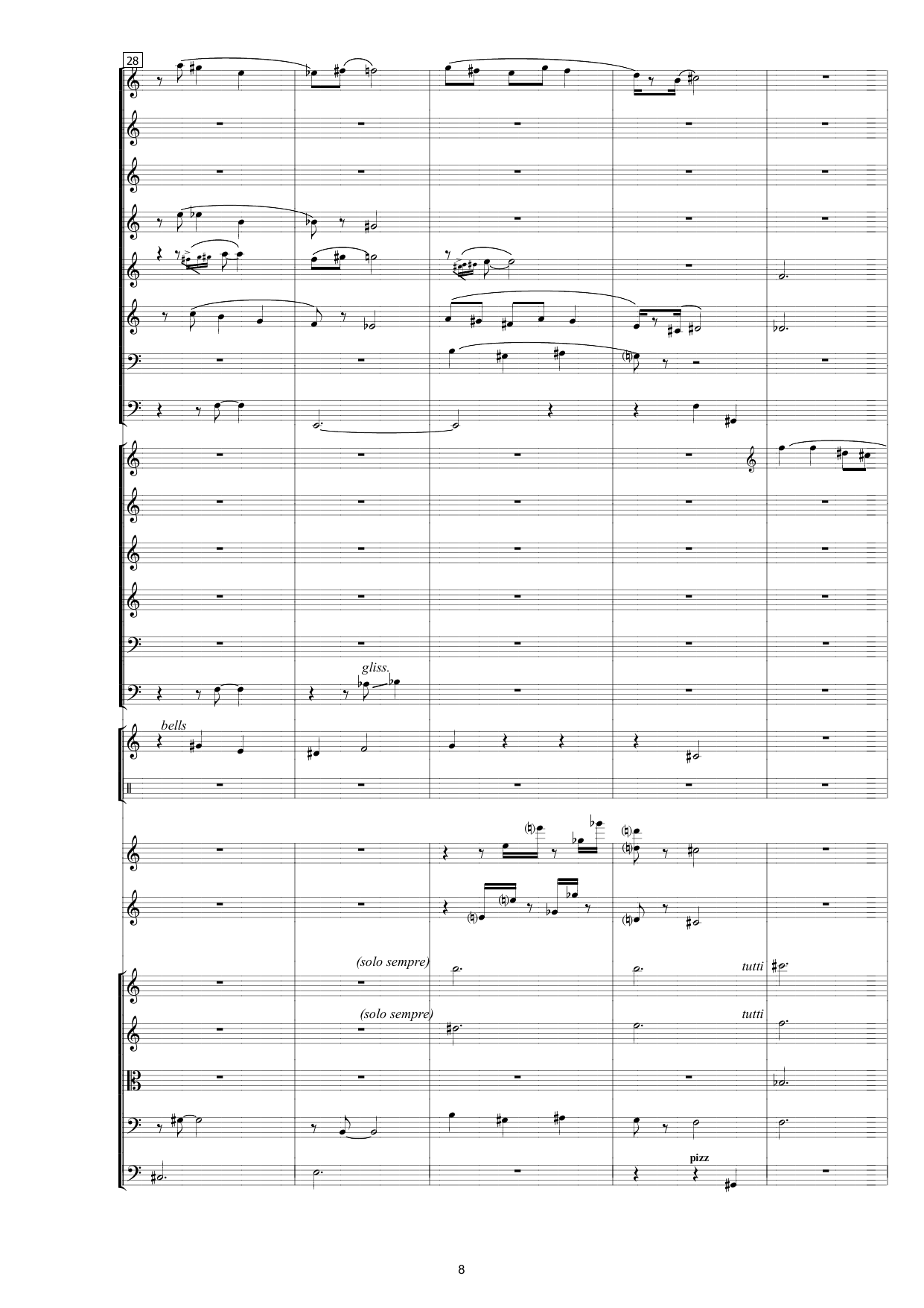 Asur-blå suite for orkester - Image 8