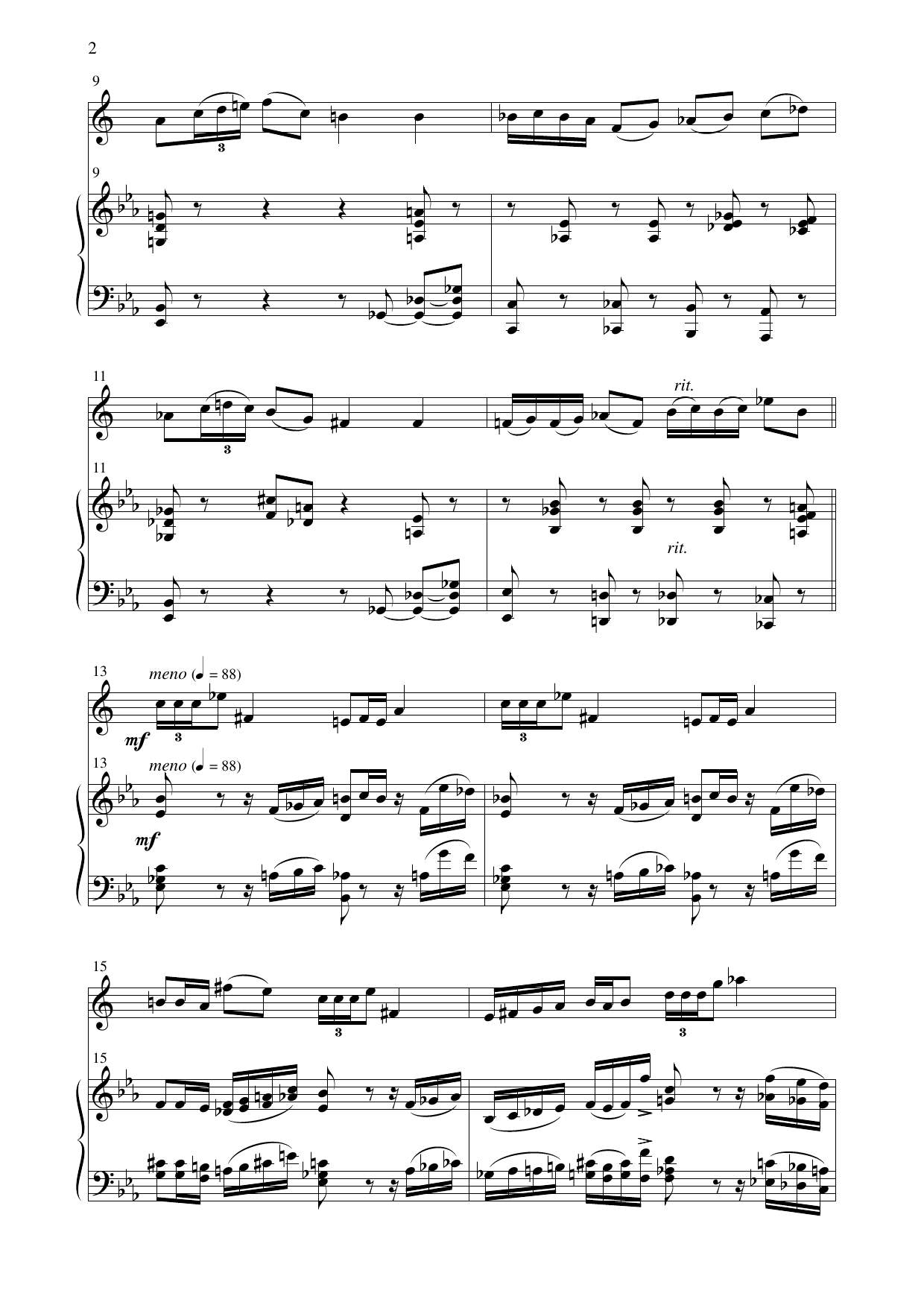 Fem minimum - For trompet og piano - Image 4