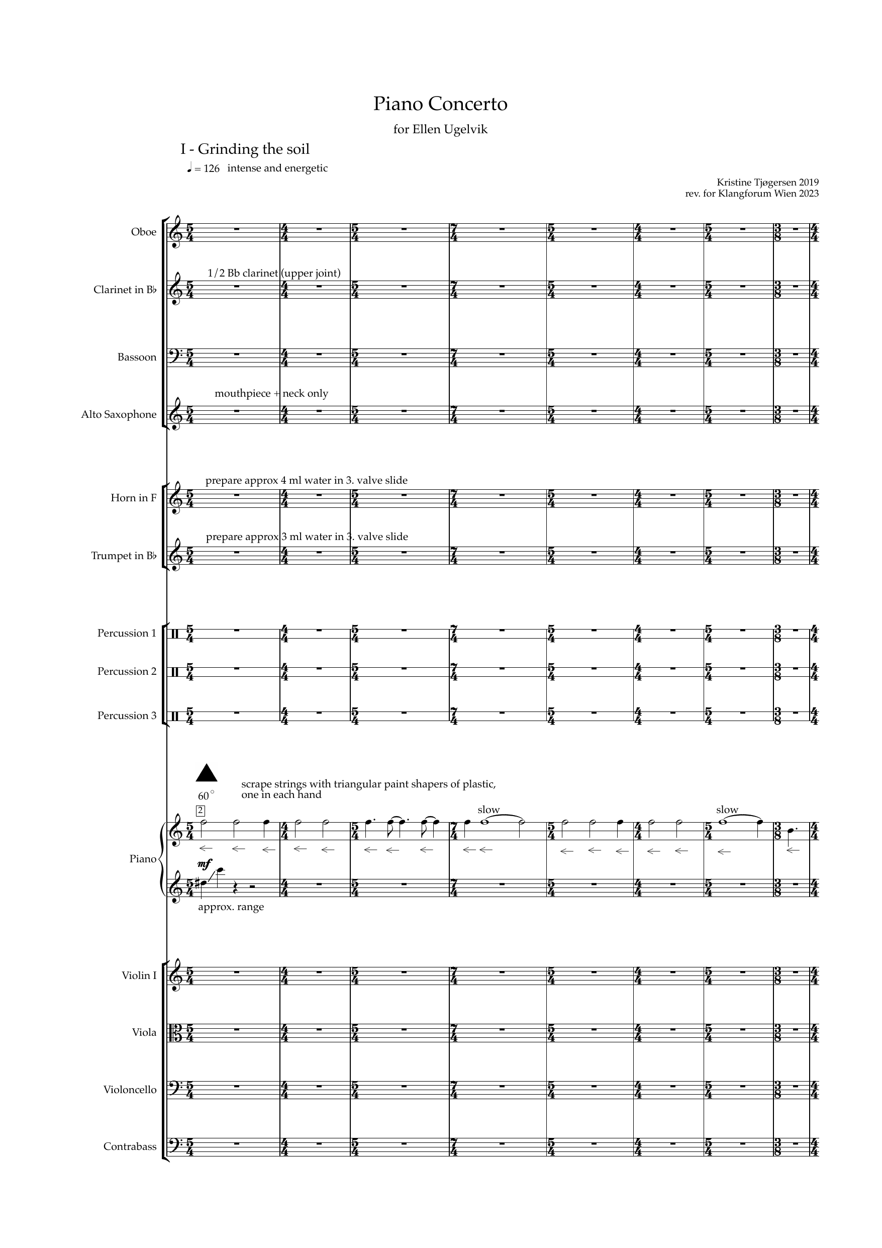Piano Concerto - For pianist with live camera and sinfonietta - revised version - Bilde 7