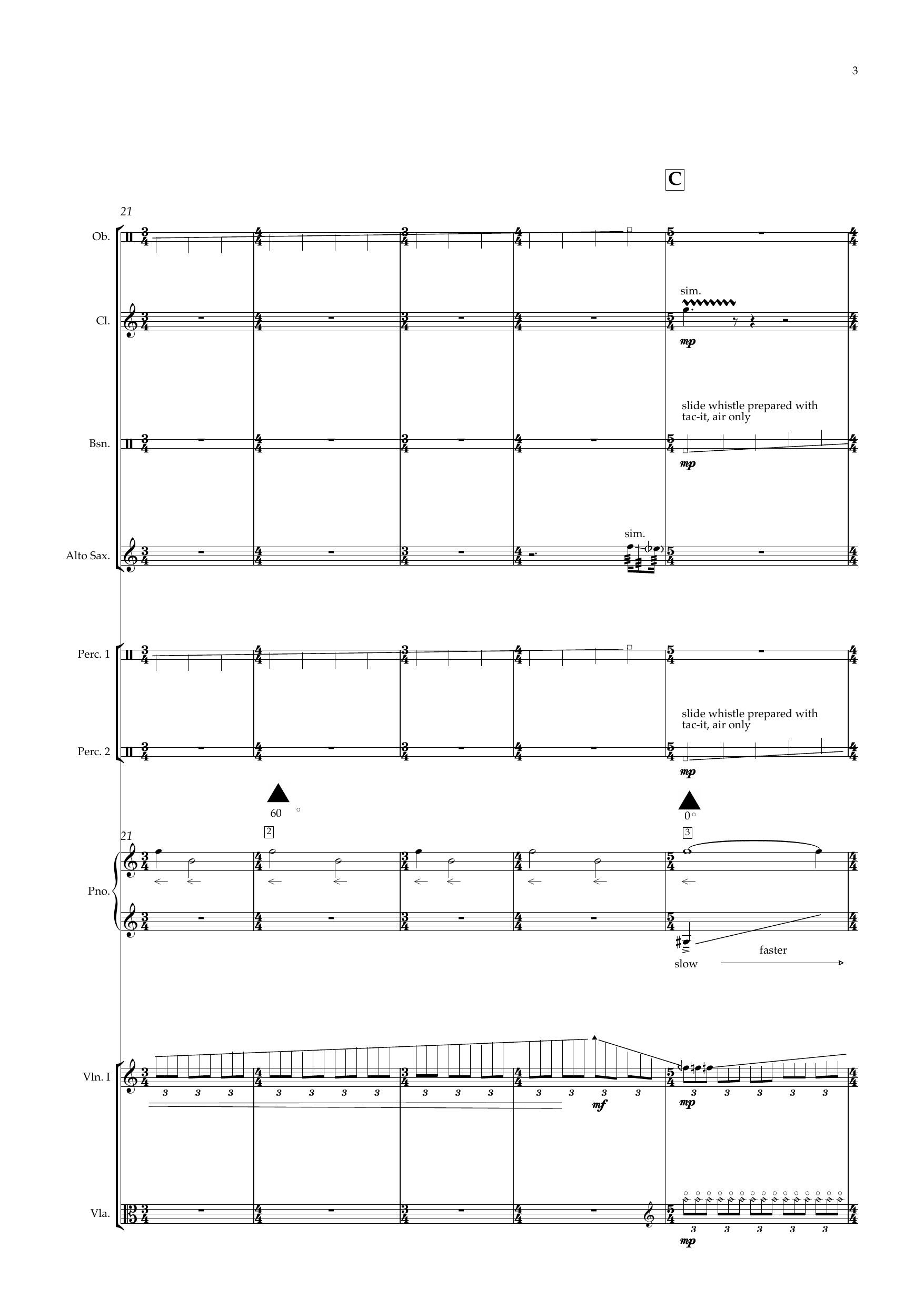 Piano Concerto - For pianist with live camera and sinfonietta - revised version - Bilde 9