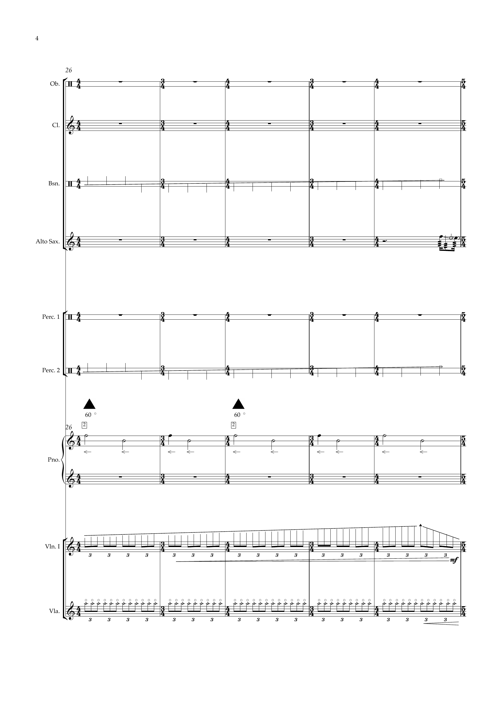 Piano Concerto - For pianist with live camera and sinfonietta - revised version - Bilde 10