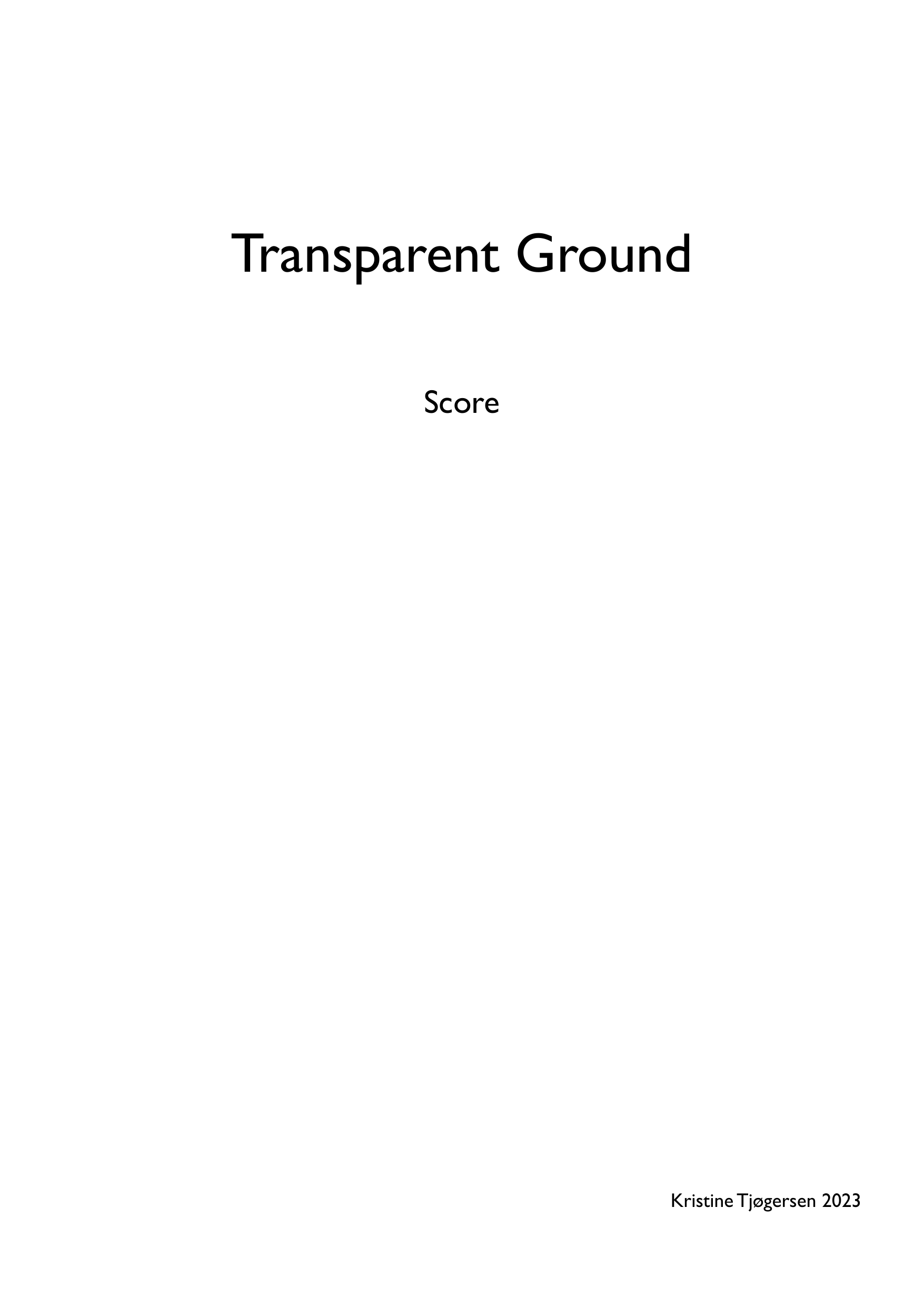 Transparent Ground
