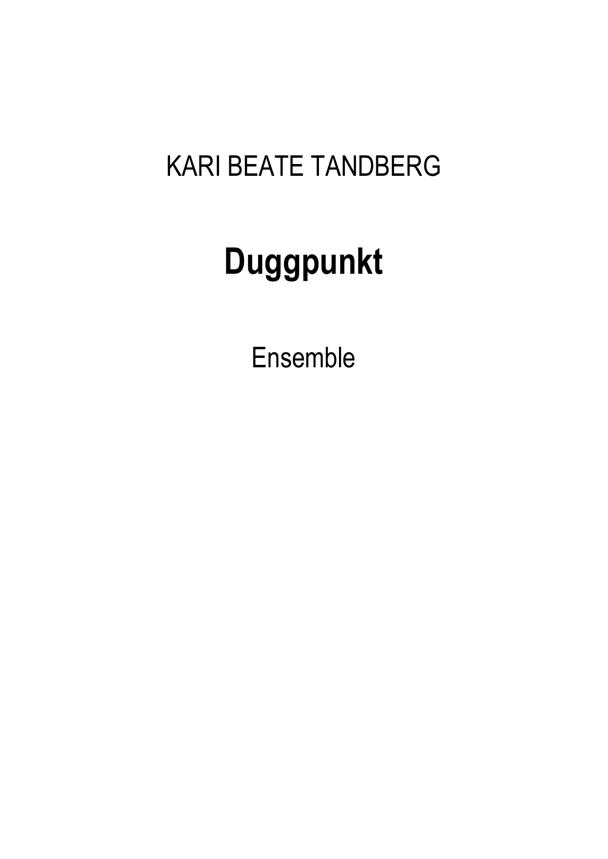 Duggpunkt