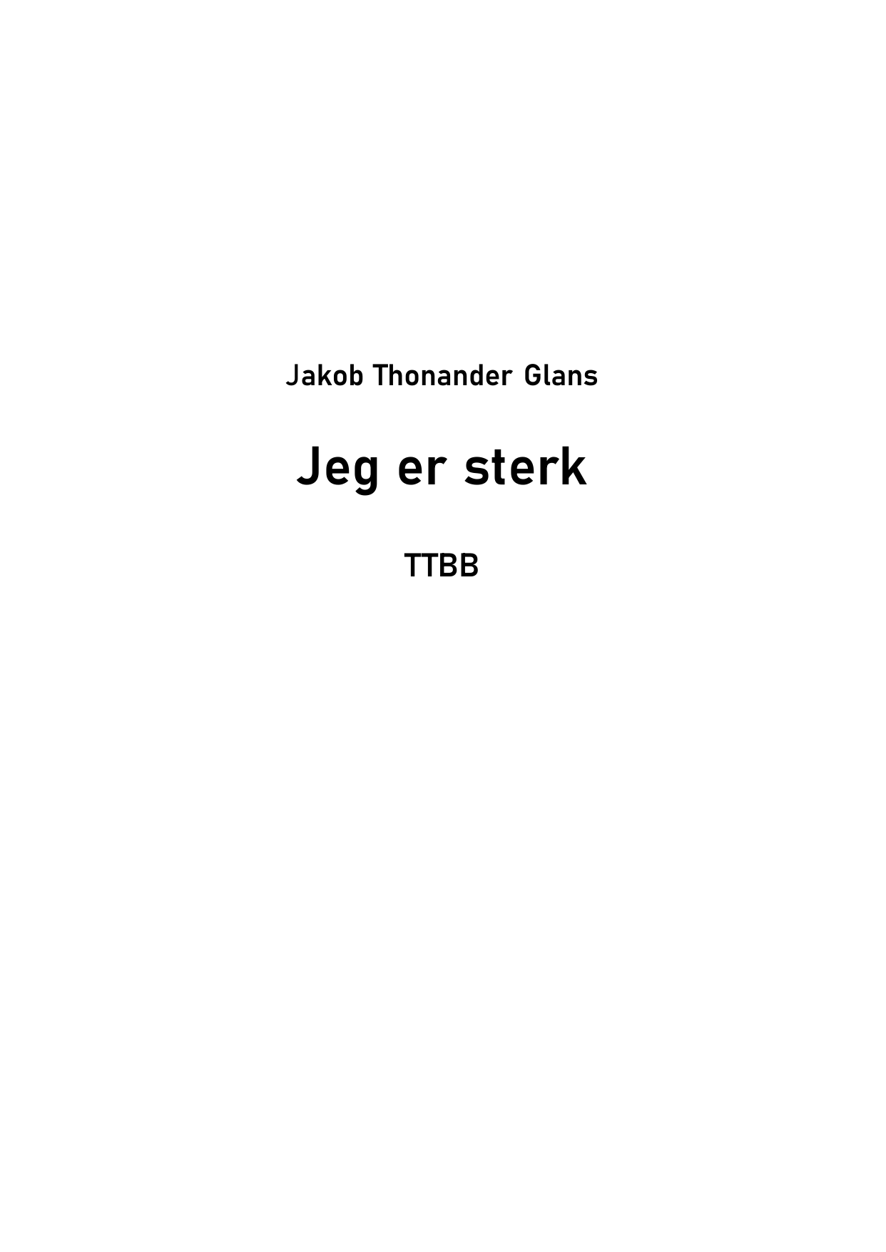 Jeg er sterk