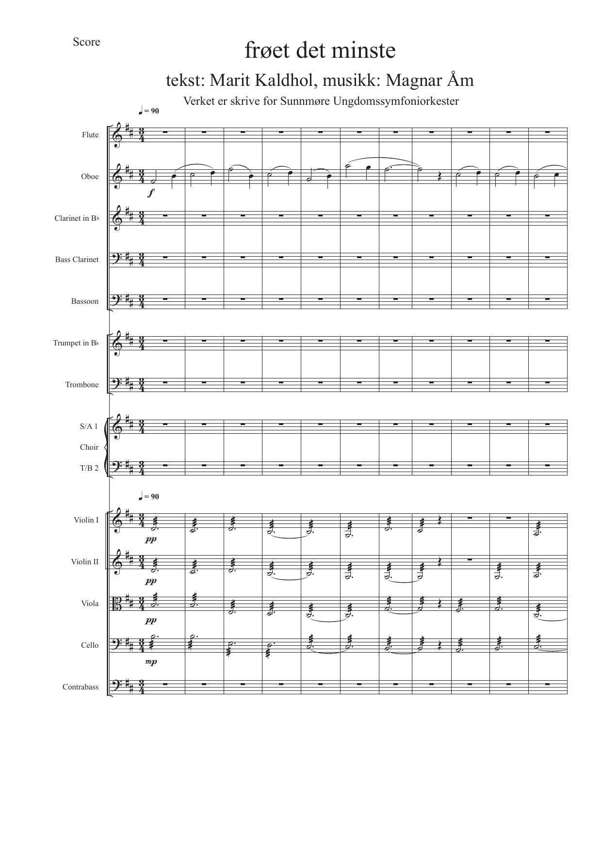 frøet det minste - for kor(SATB) og orkester - Bilde 5