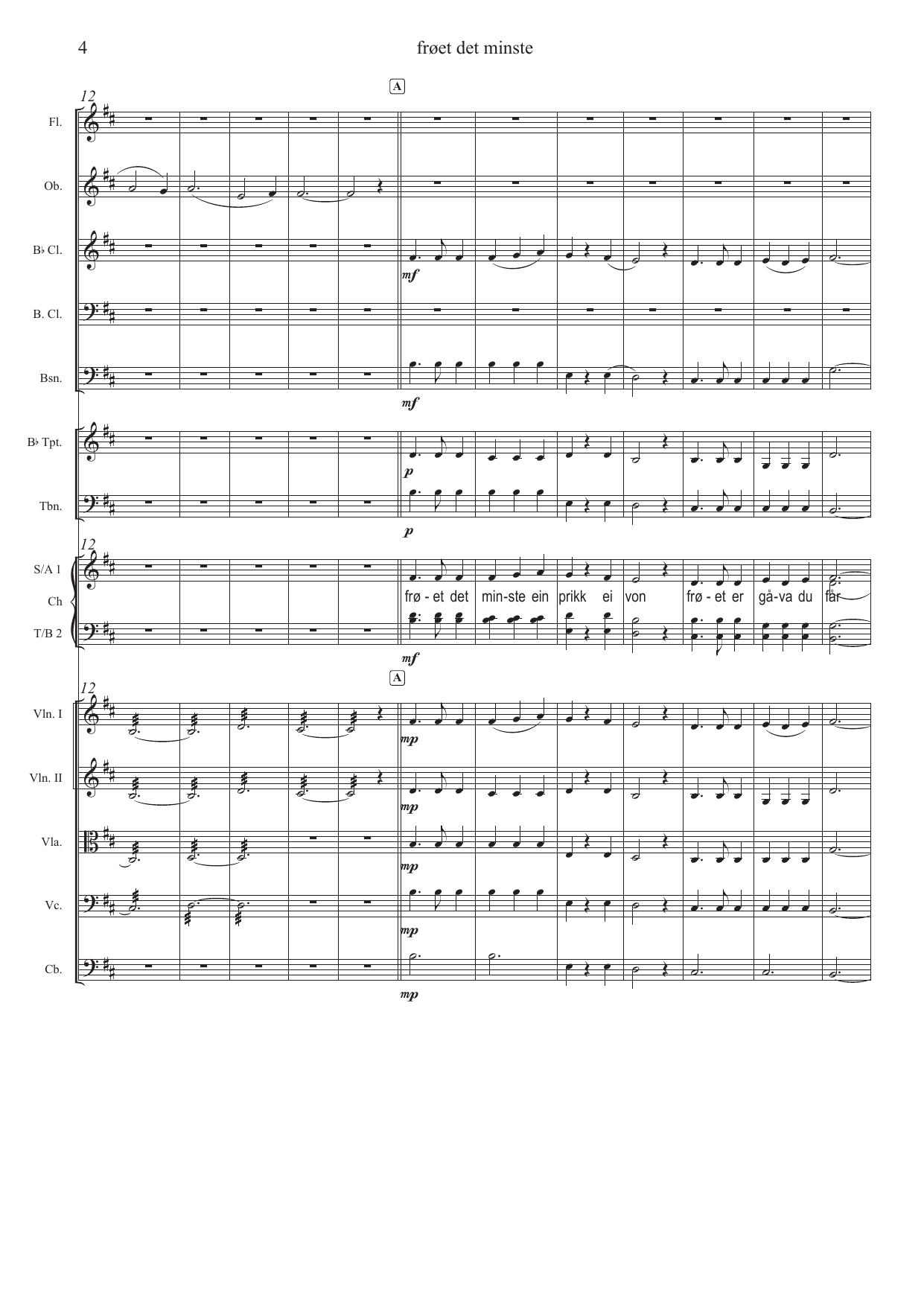 frøet det minste - for kor(SATB) og orkester - Bilde 6