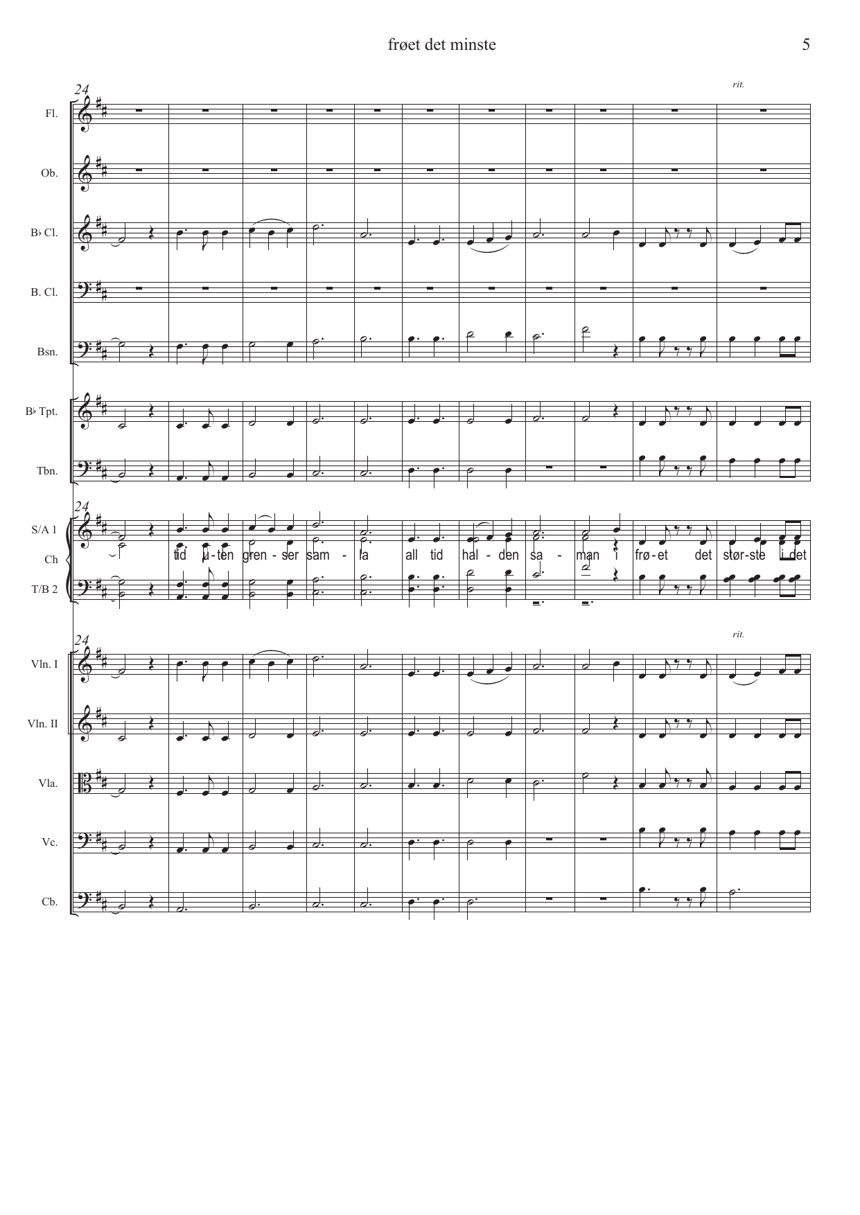 frøet det minste - for kor(SATB) og orkester - Bilde 7