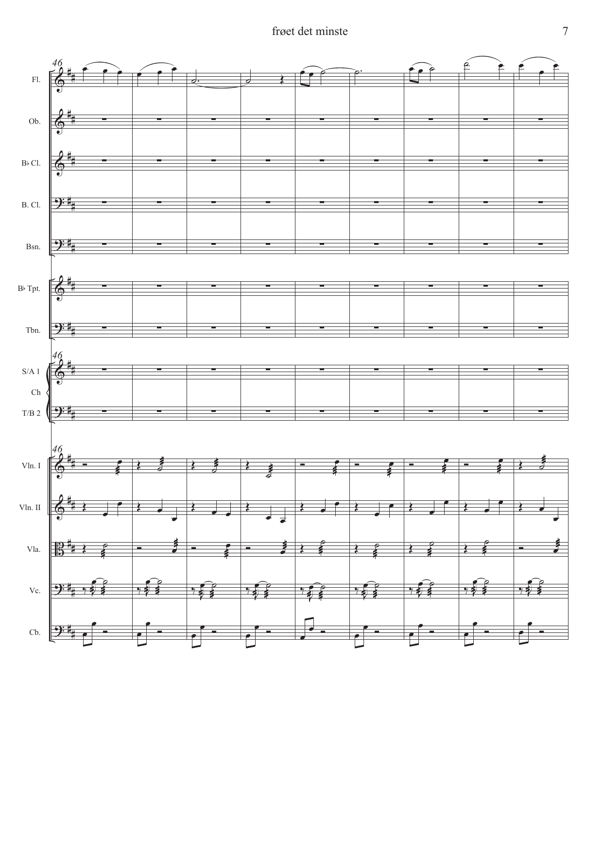 frøet det minste - for kor(SATB) og orkester - Bilde 9