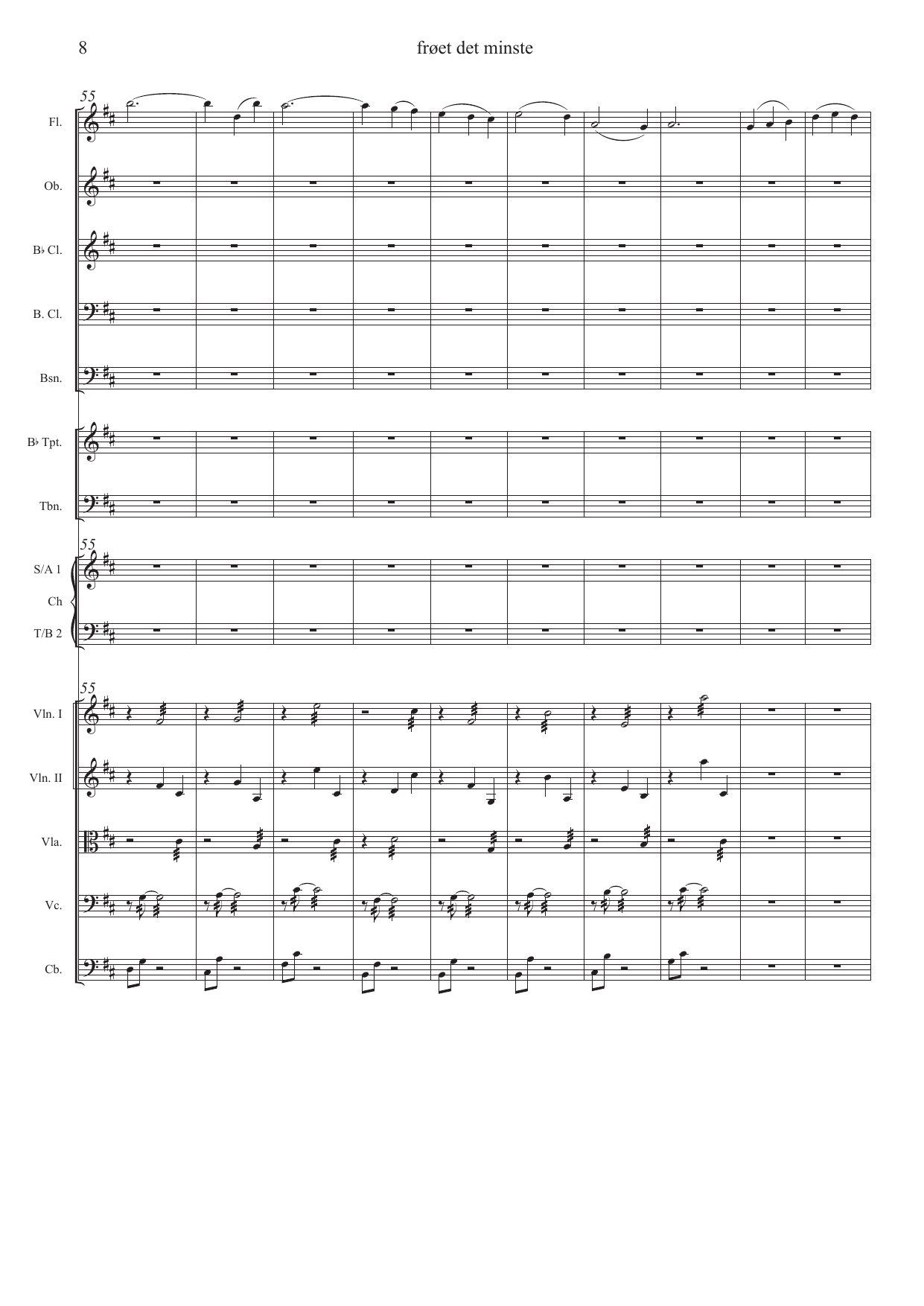 frøet det minste - for kor(SATB) og orkester - Bilde 10