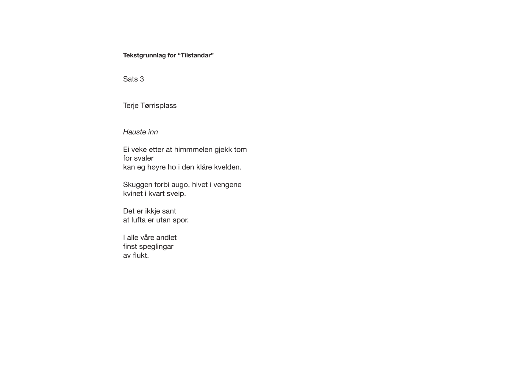 Tilstandar - 3. sats. Hauste inn - Bilde 3