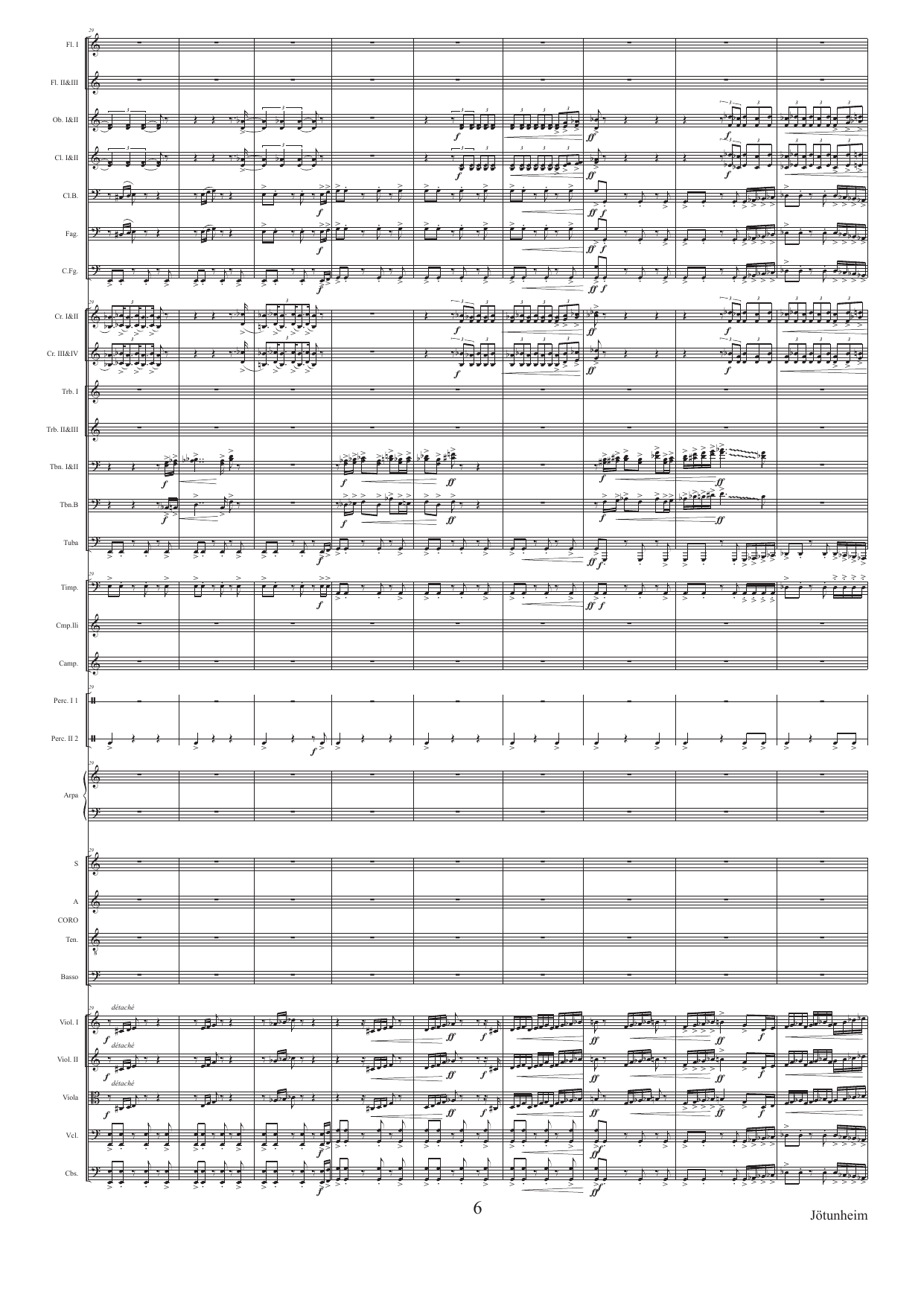 Jötunheim - Eine kleine "Alpensinfonie" - Fyr blanda kor og orkester Op. 122 C - Image 6