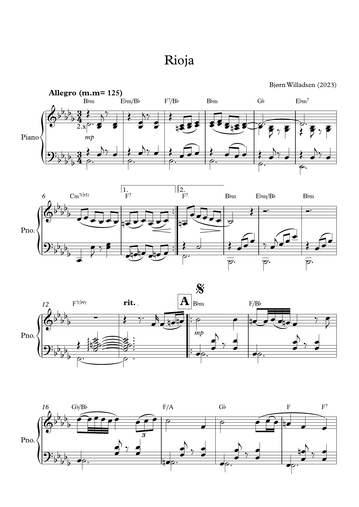 Sonatine for flute solo - Image 2