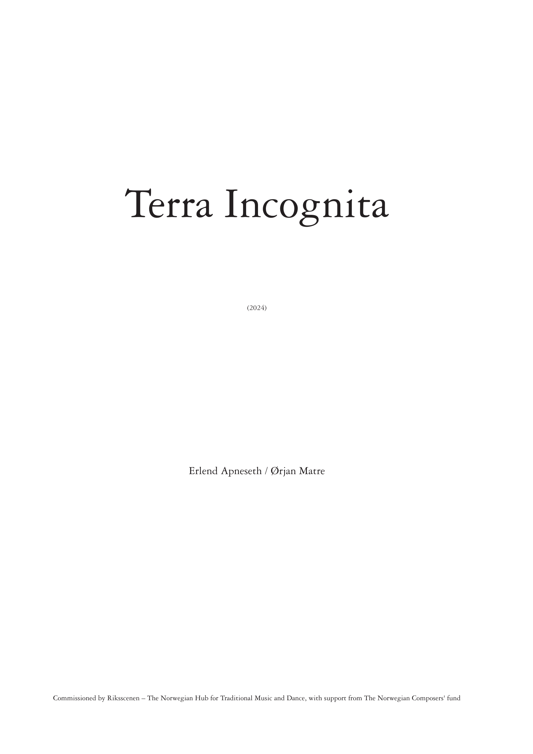 Terra Incognita