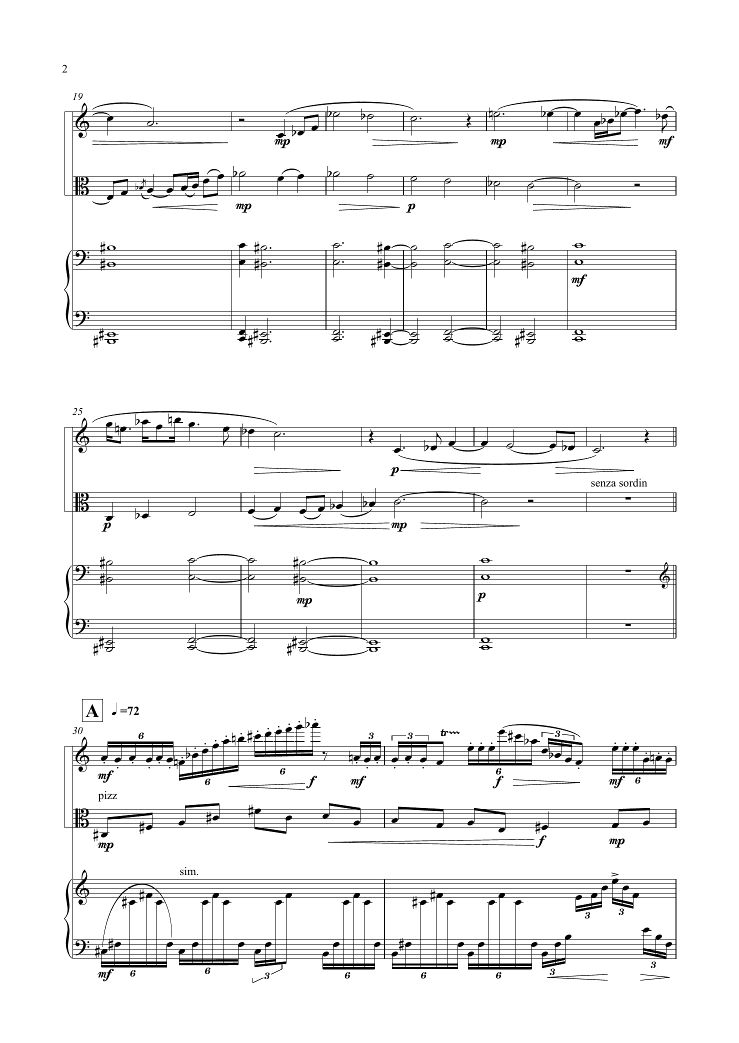 The Thornbird - Trio version for flute, viola and harp - Image 6
