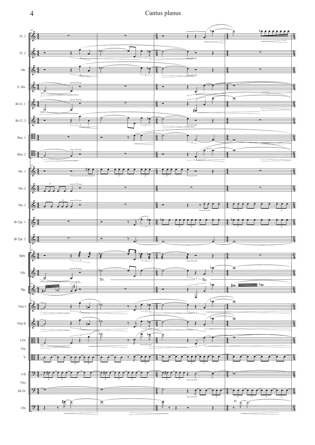 Cantus planus - for orchestra - Image 4