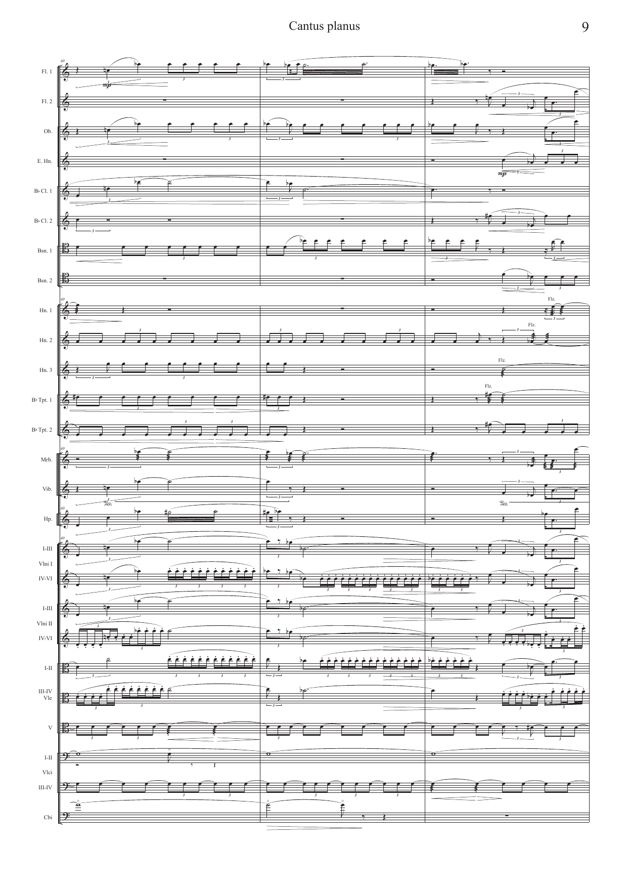 Cantus planus - for orchestra - Image 9