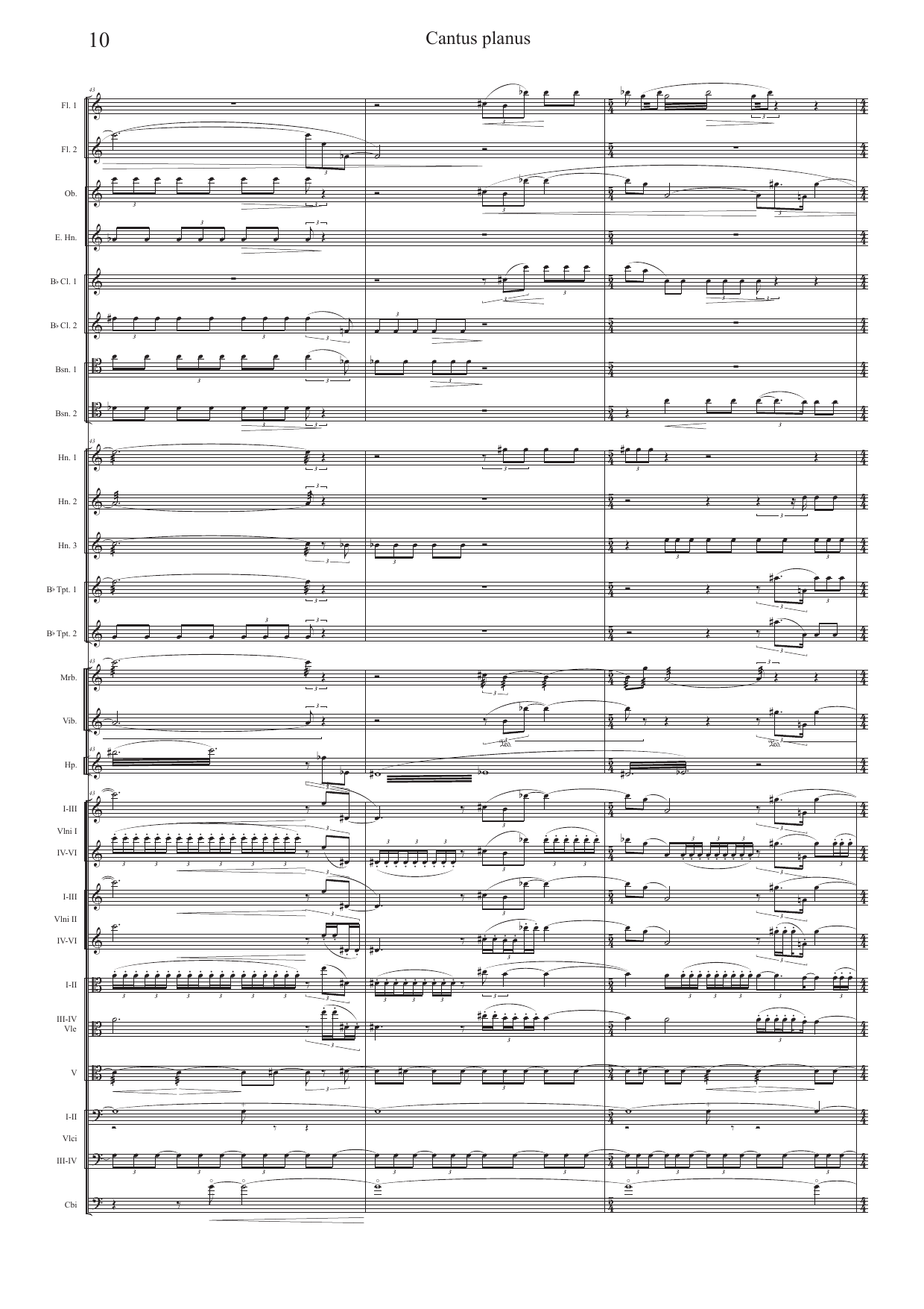Cantus planus - for orchestra - Image 10