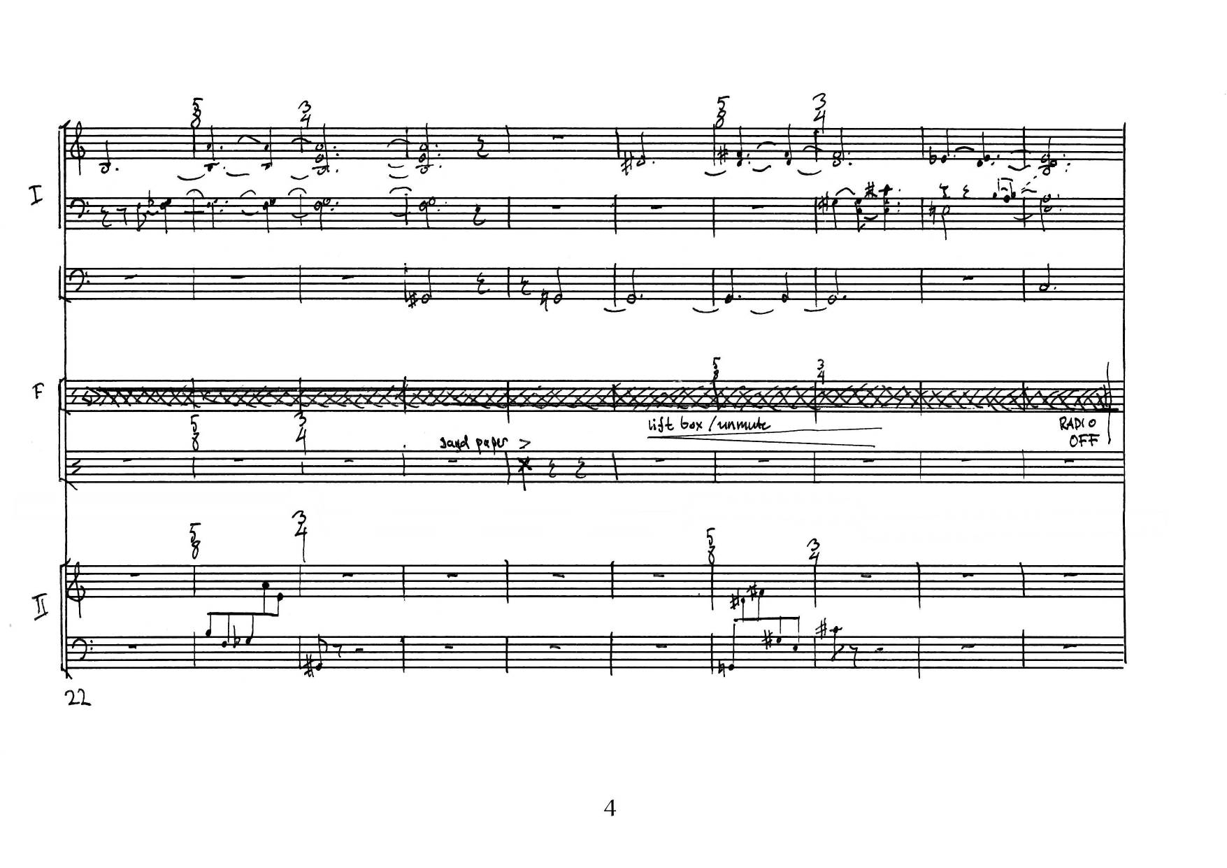 Spirit Cooking (for Bourbaki) - For two organs and foley artist - Image 10