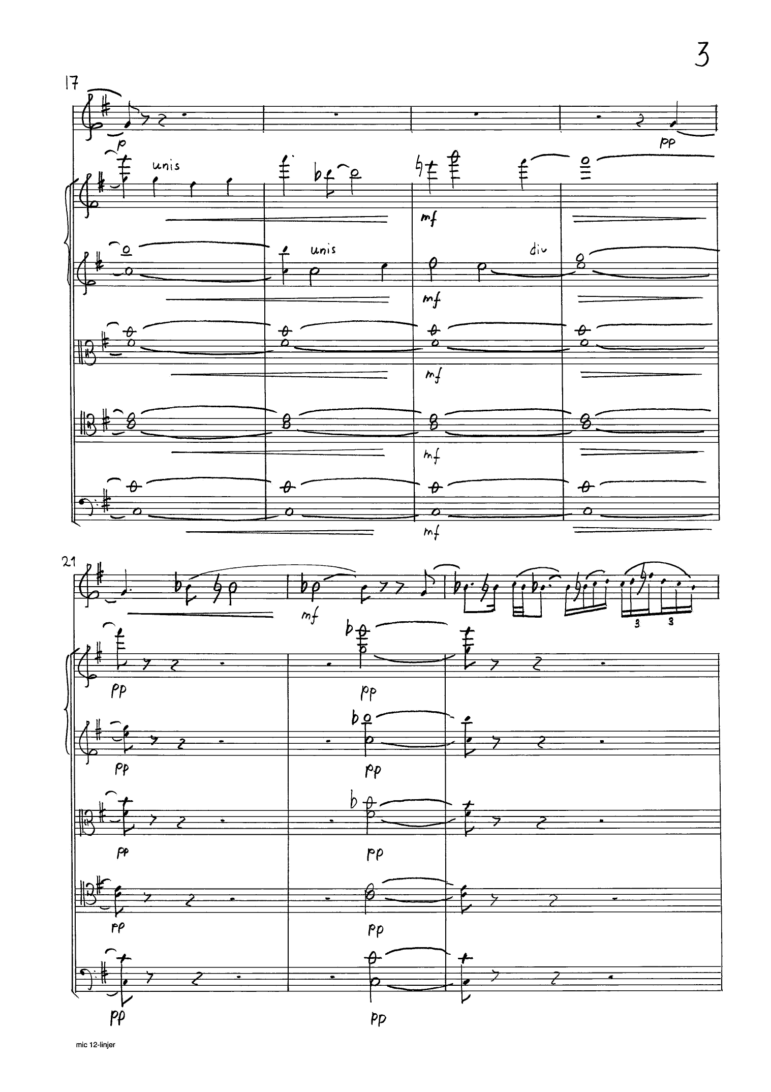 Lamentatio "et in terra pax" - for english horn and string orchestra, Op. 221 - Image 7
