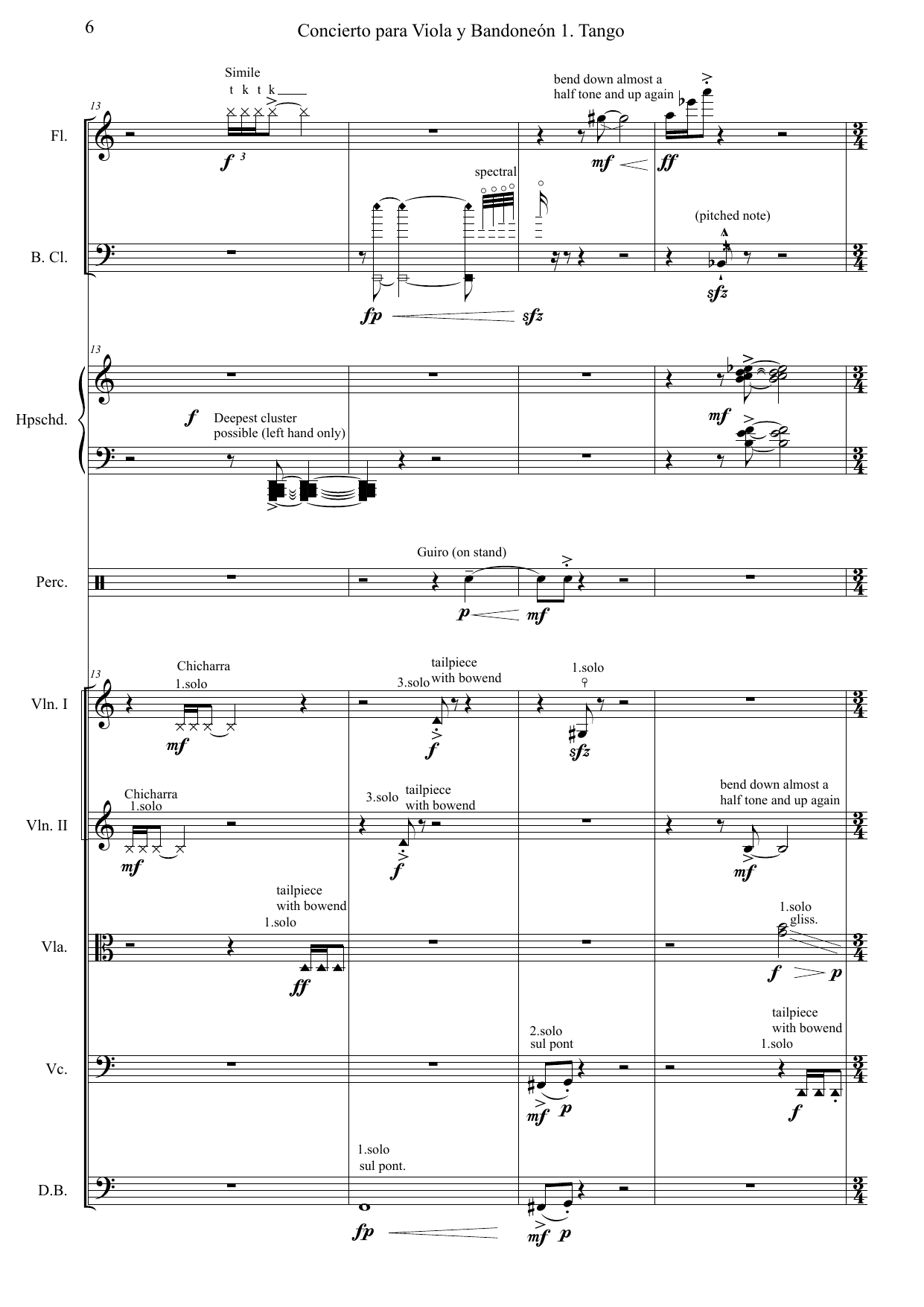 Double Concerto for viola, bandoneon and chamber orchestra - Bilde 6