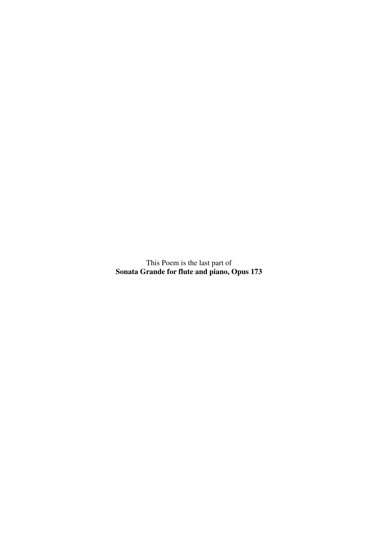 Poem for flute and piano, Op. 173 c - Image 2
