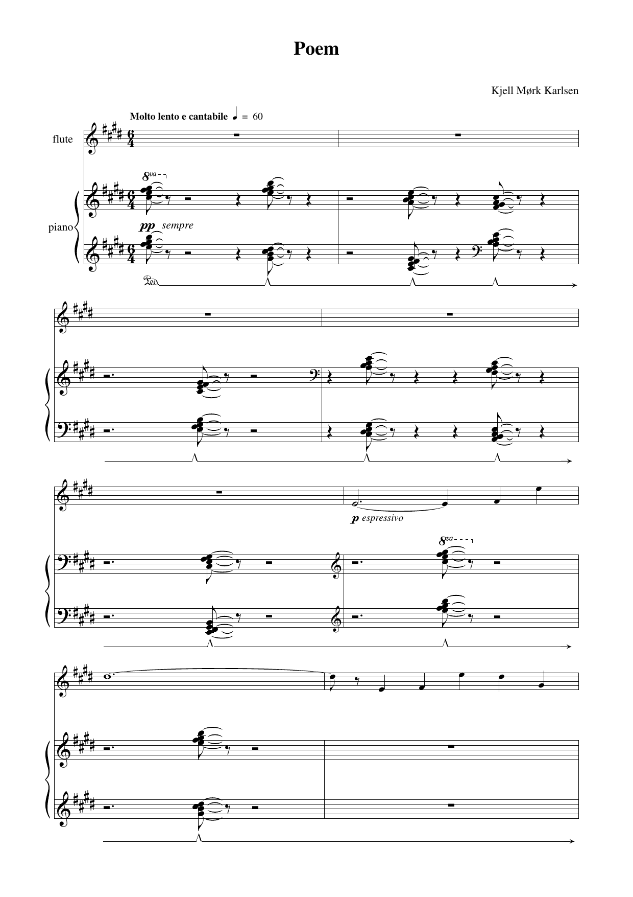 Poem for flute and piano, Op. 173 c - Image 3