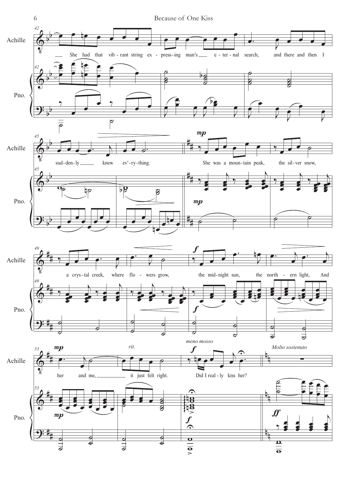 5 Songs - Inspired by "Babette's Feast" by Karen Blixen - for soprano, tenor and piano - Bilde 8
