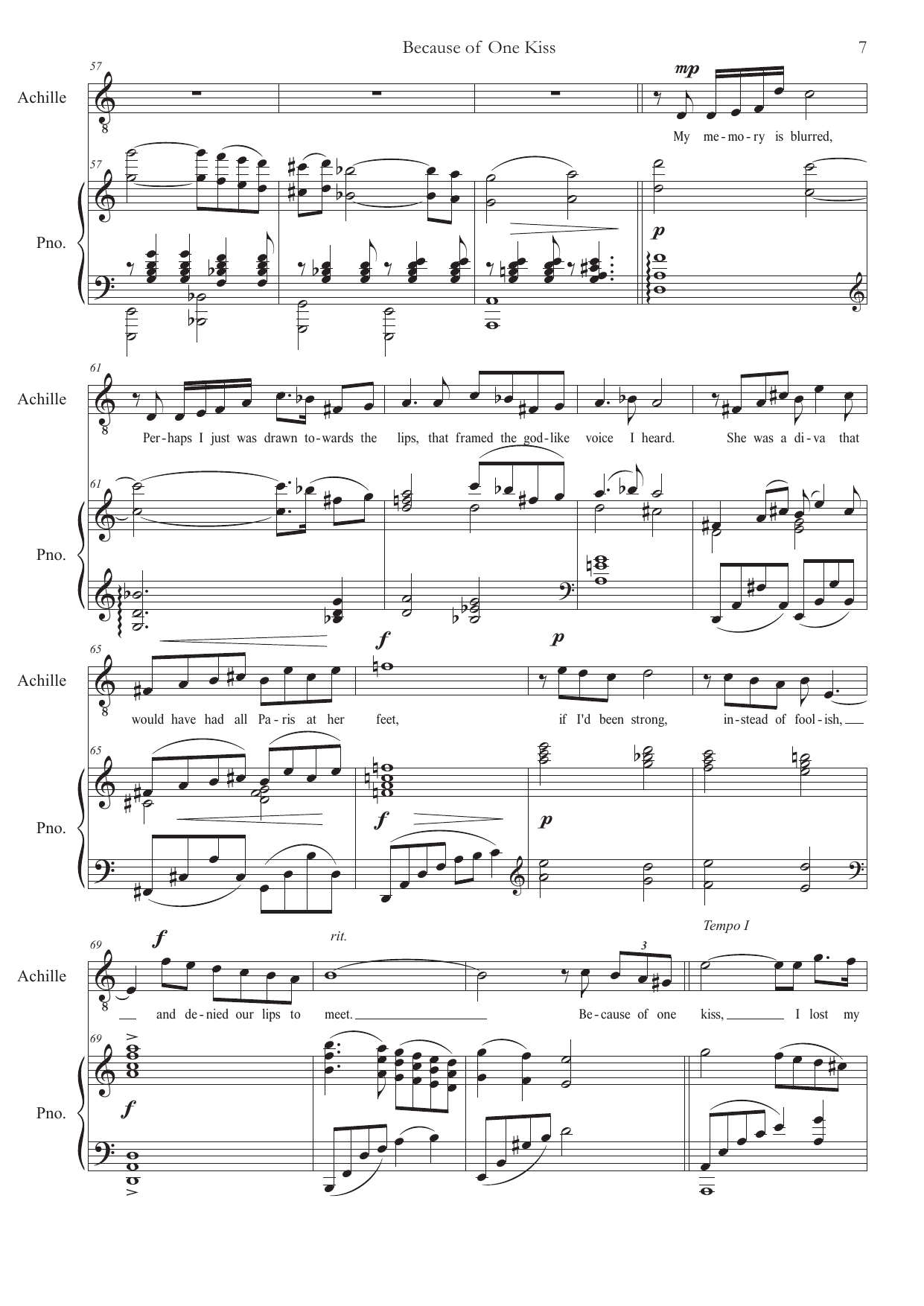 5 Songs - Inspired by "Babette's Feast" by Karen Blixen - for soprano, tenor and piano - Bilde 9