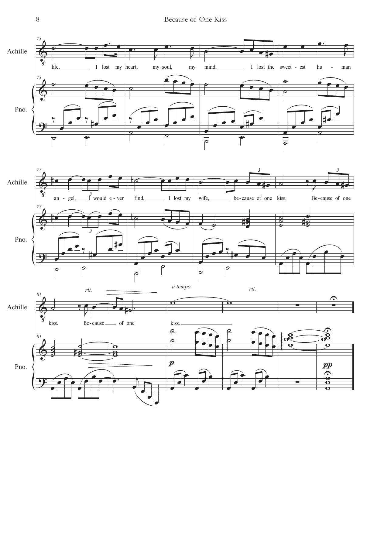 5 Songs - Inspired by "Babette's Feast" by Karen Blixen - for soprano, tenor and piano - Bilde 10