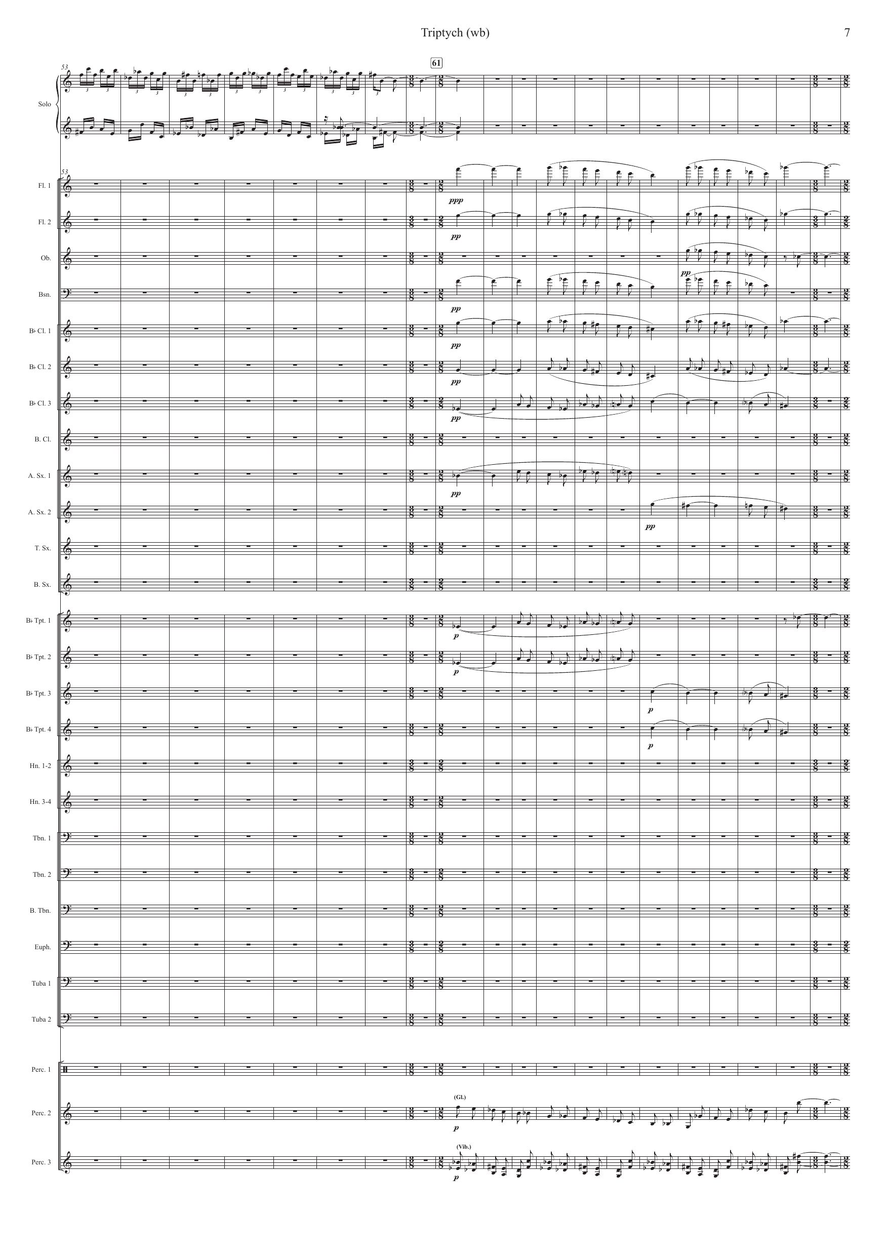 Triptych - Rhapsody for piano and wind band - Image 7