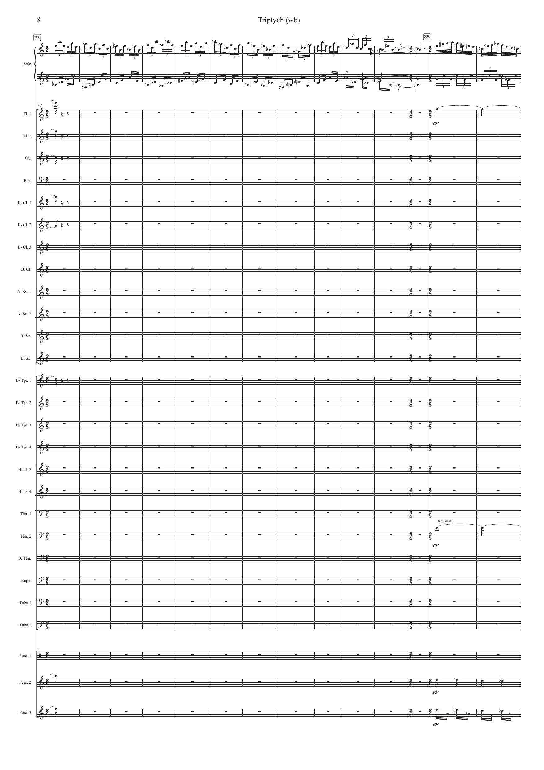Triptych - Rhapsody for piano and wind band - Image 8