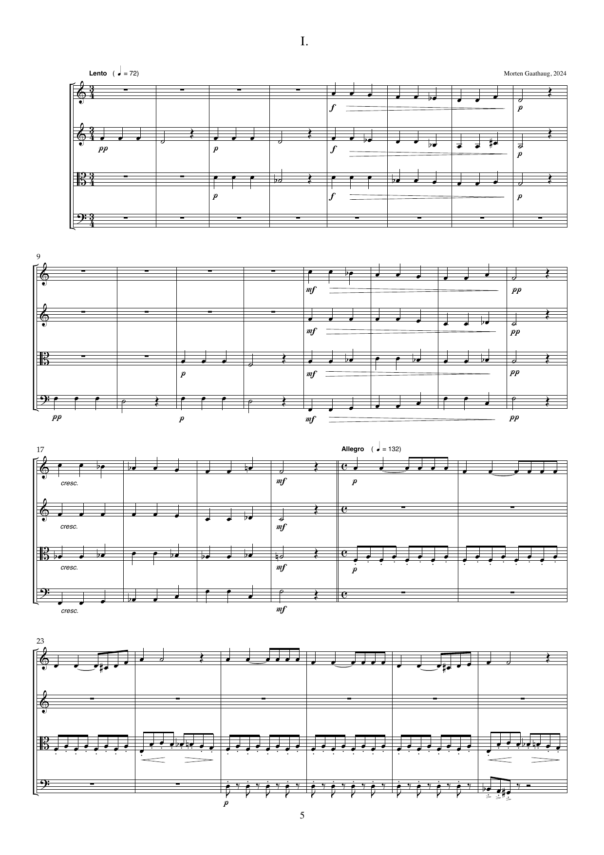 Strykekvartett nr. 13, op. 139 - Bilde 7