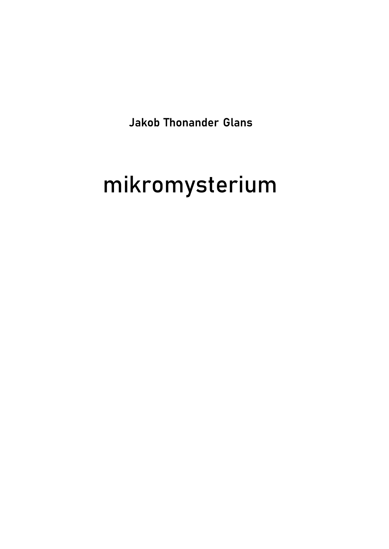 mikromysterium