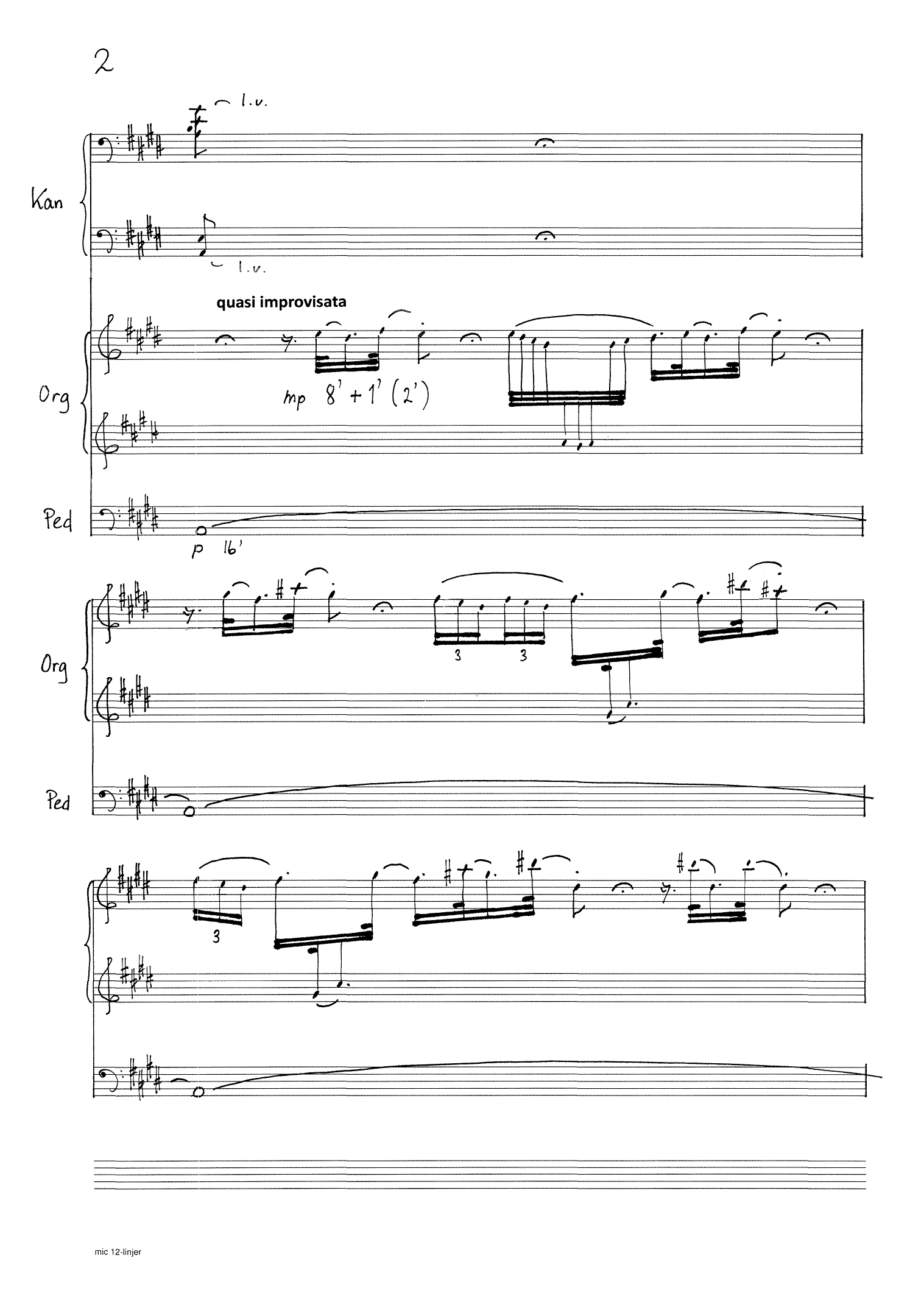 The Four Seasons - For Estonian kannel (kantele) and organ, Op. 224 - Image 4